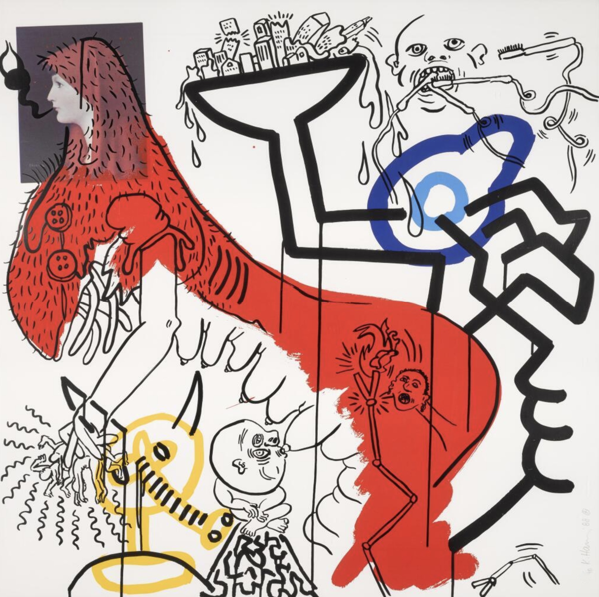 Apocalypse 4 by Keith Haring