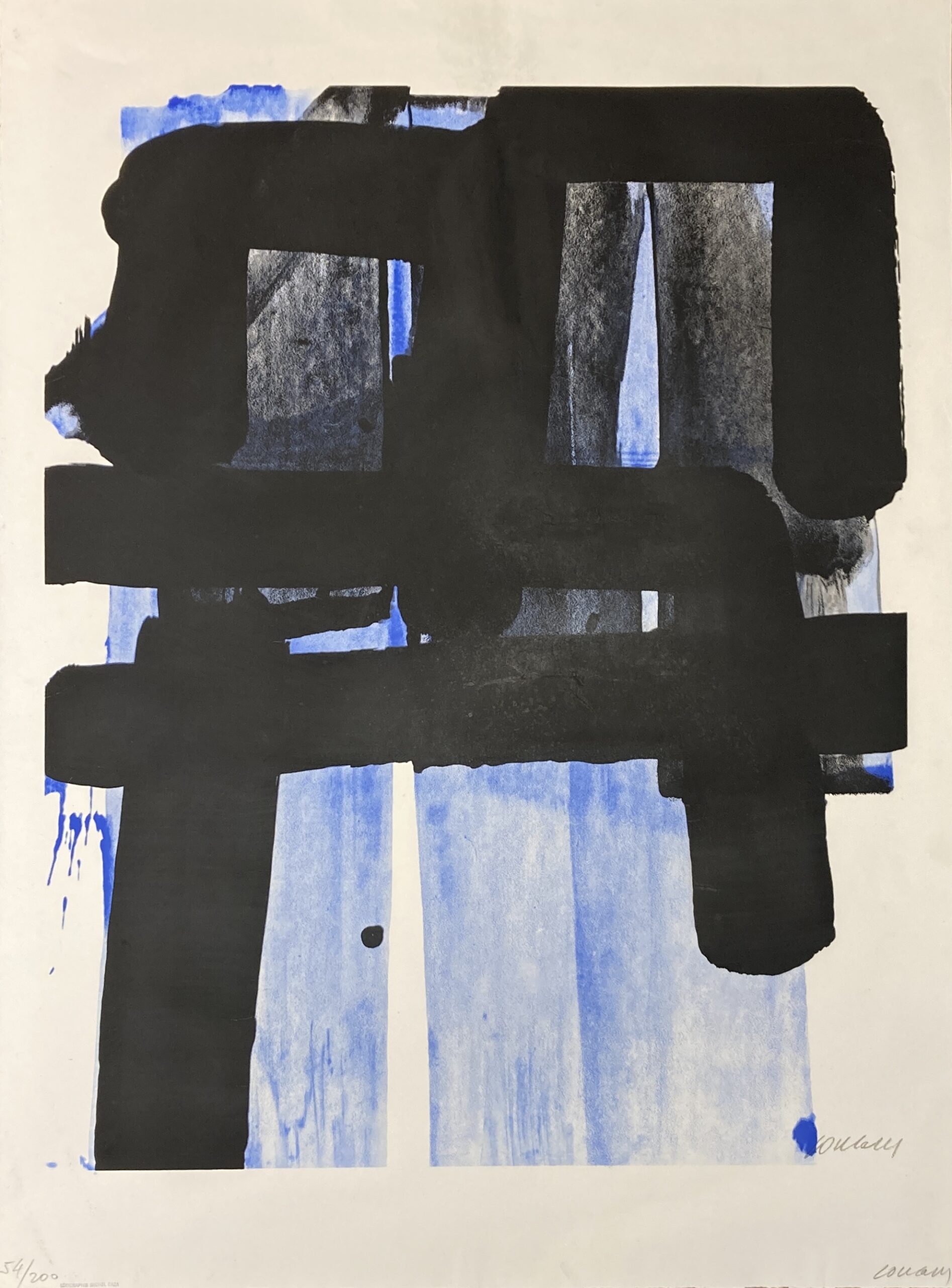 Sérigraphie n°2 by Pierre Soulages