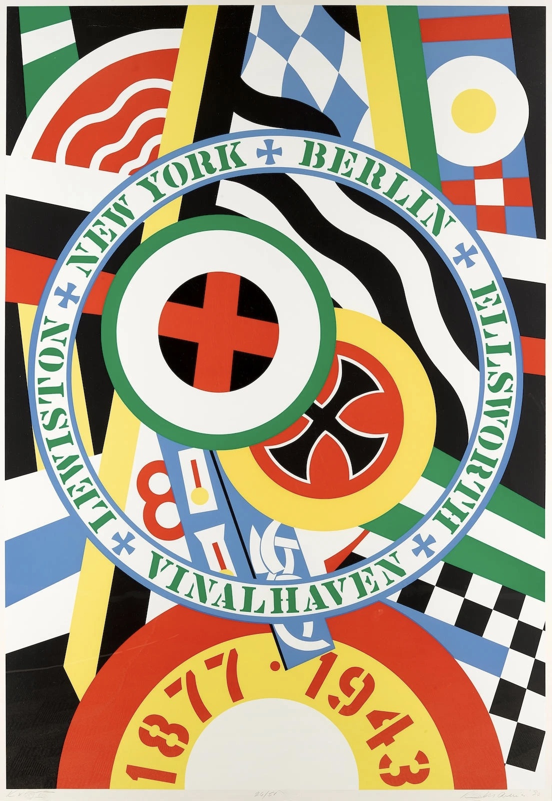 The Hartley Elegies: The Berlin Series- KvF IV by Robert Indiana