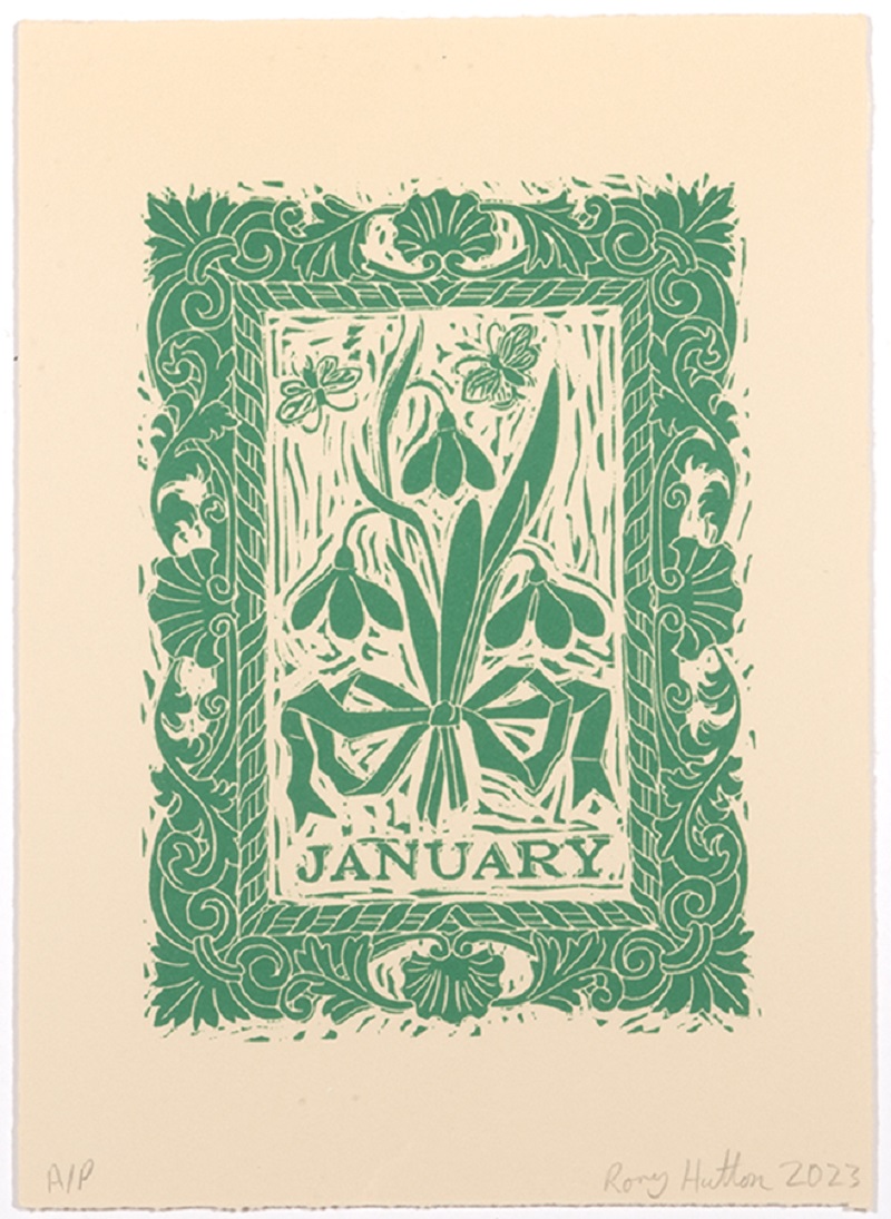 January, from Months of the Year, Green by Rory Hutton