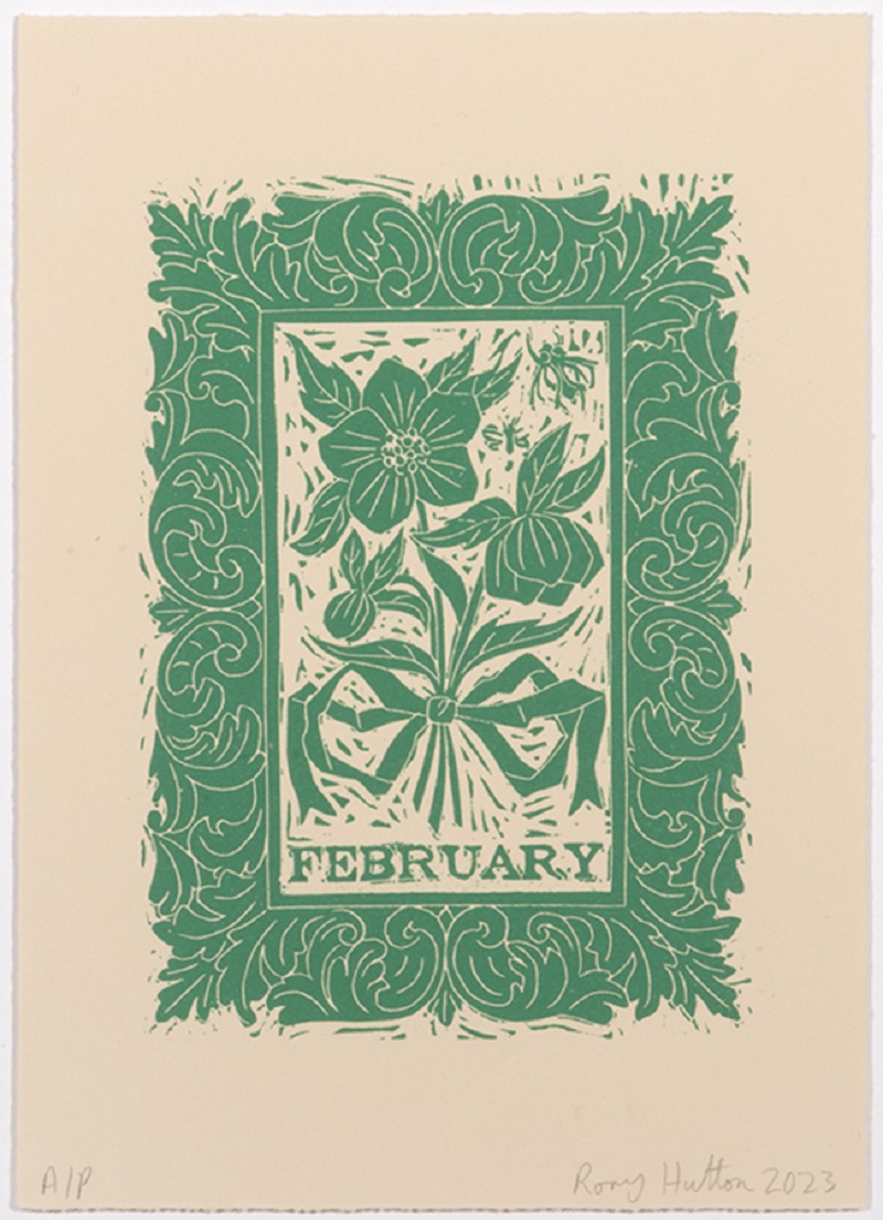 February, from Months of the Year, Green by Rory Hutton