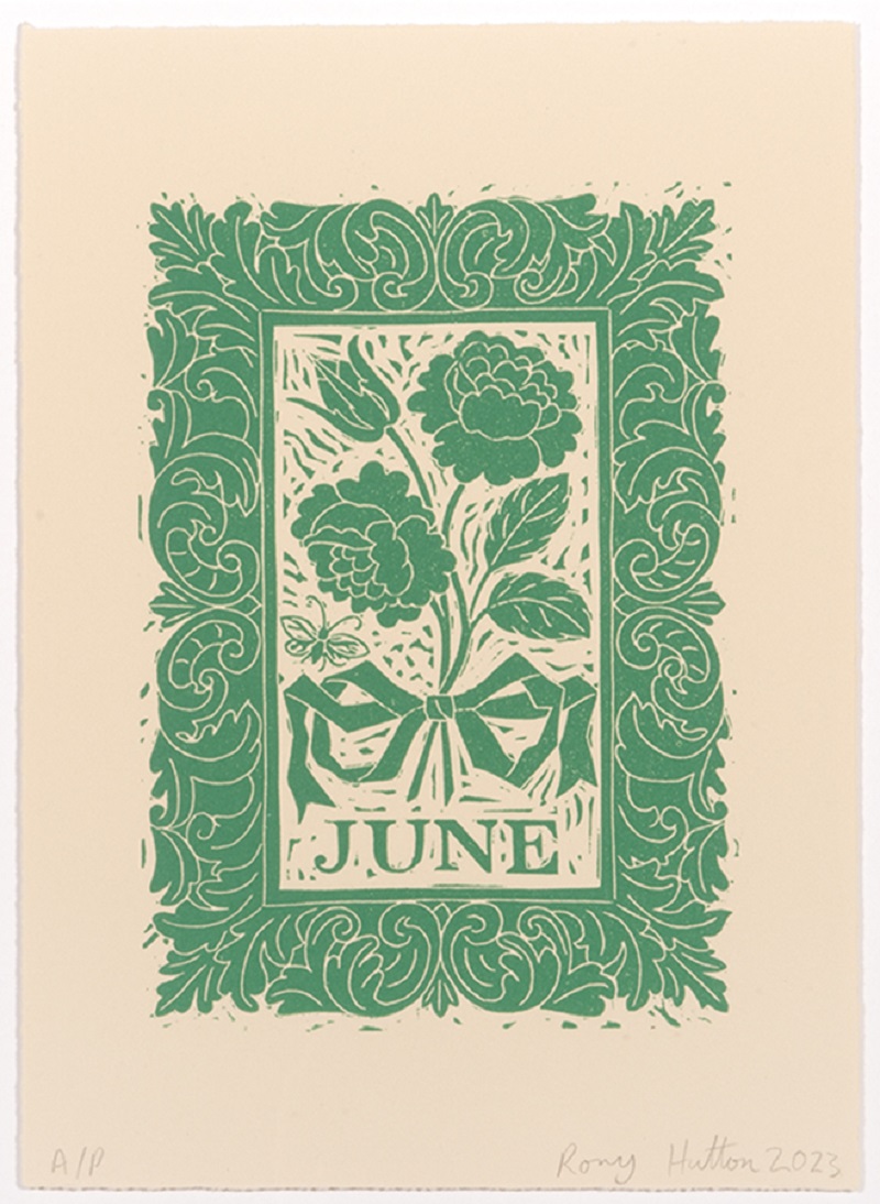 June, from Months of the Year, Green by Rory Hutton