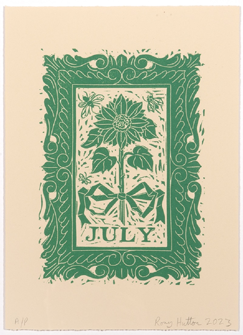 July, from Months of the Year, Green by Rory Hutton