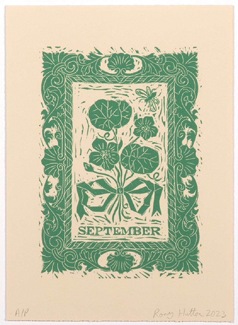 September, from Months of the Year, Green by Rory Hutton