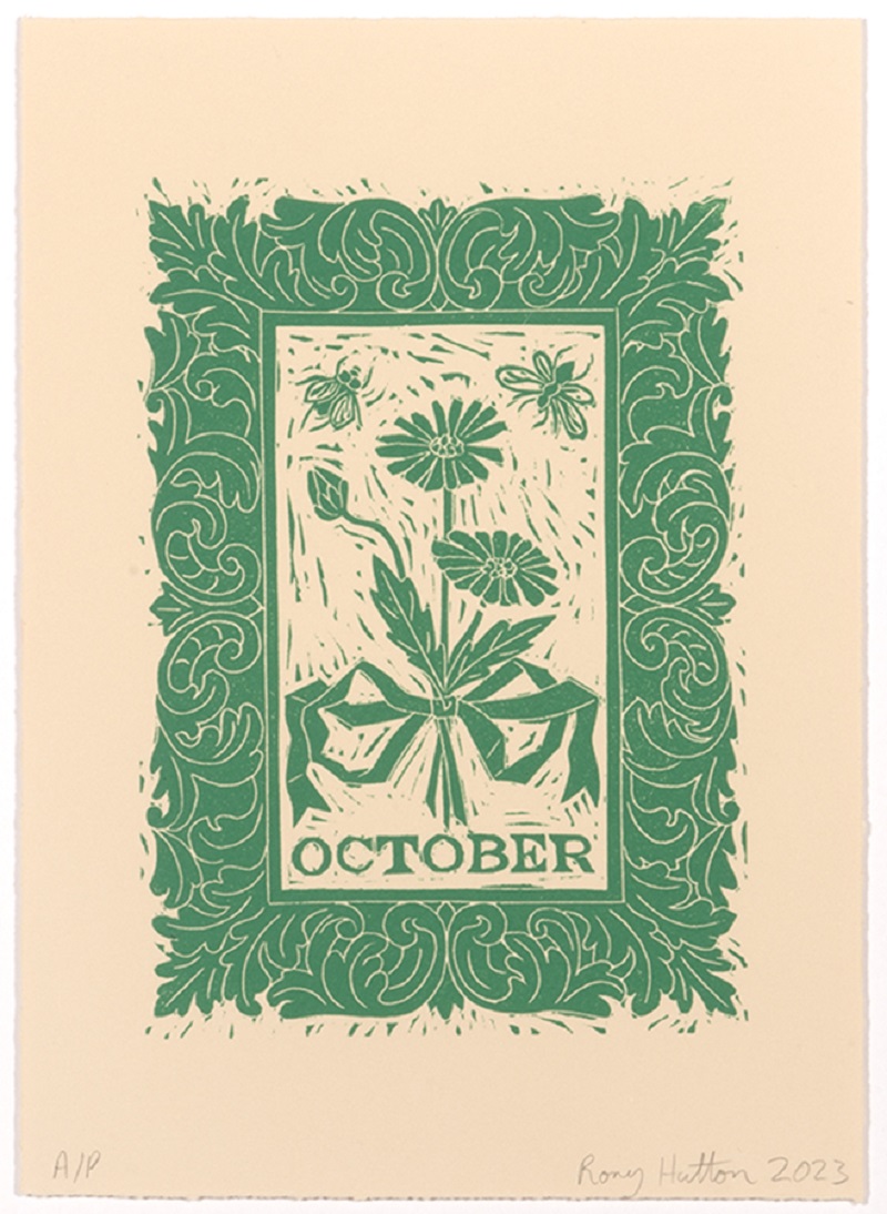 October, from Months of the Year, Green by Rory Hutton