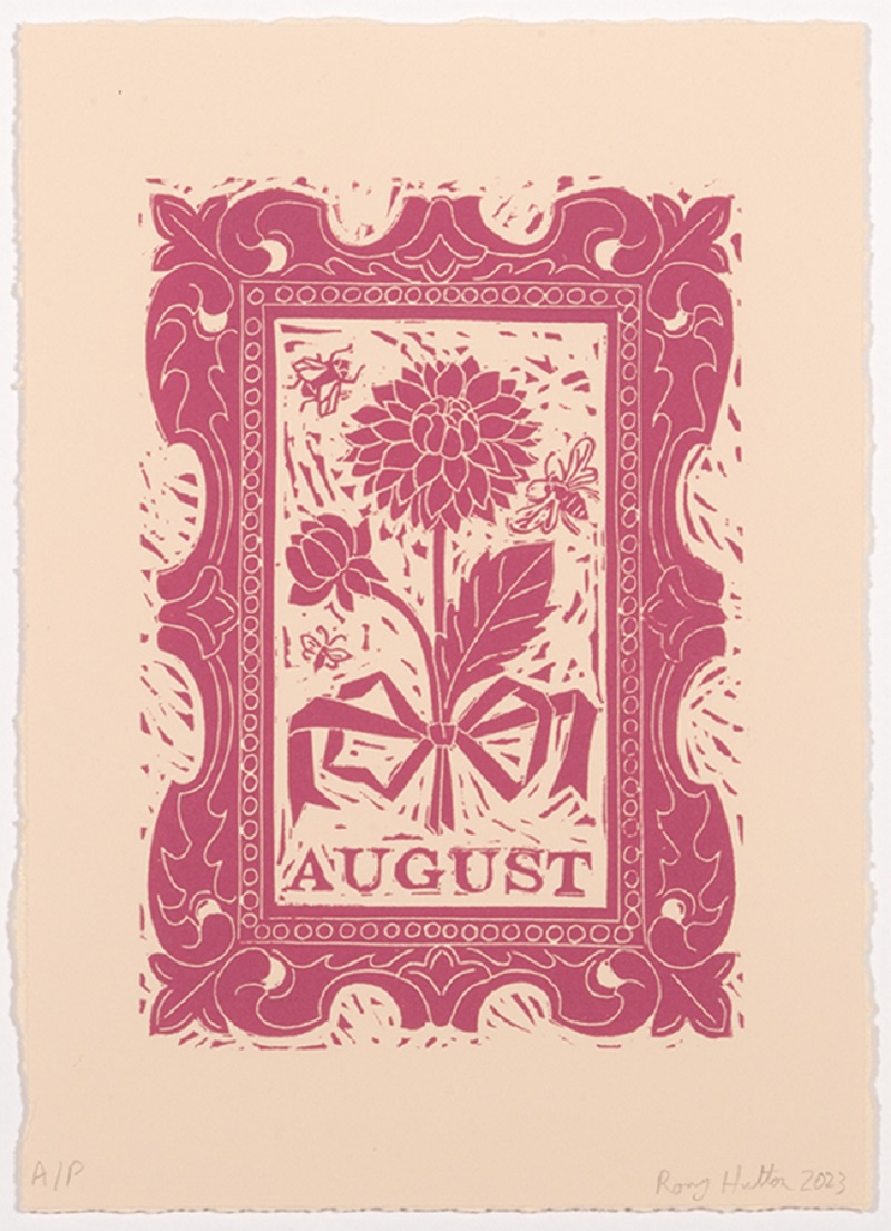 August, from Months of the Year, Pink by Rory Hutton