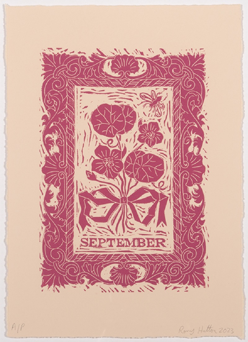 September, from Months of the Year, Pink by Rory Hutton