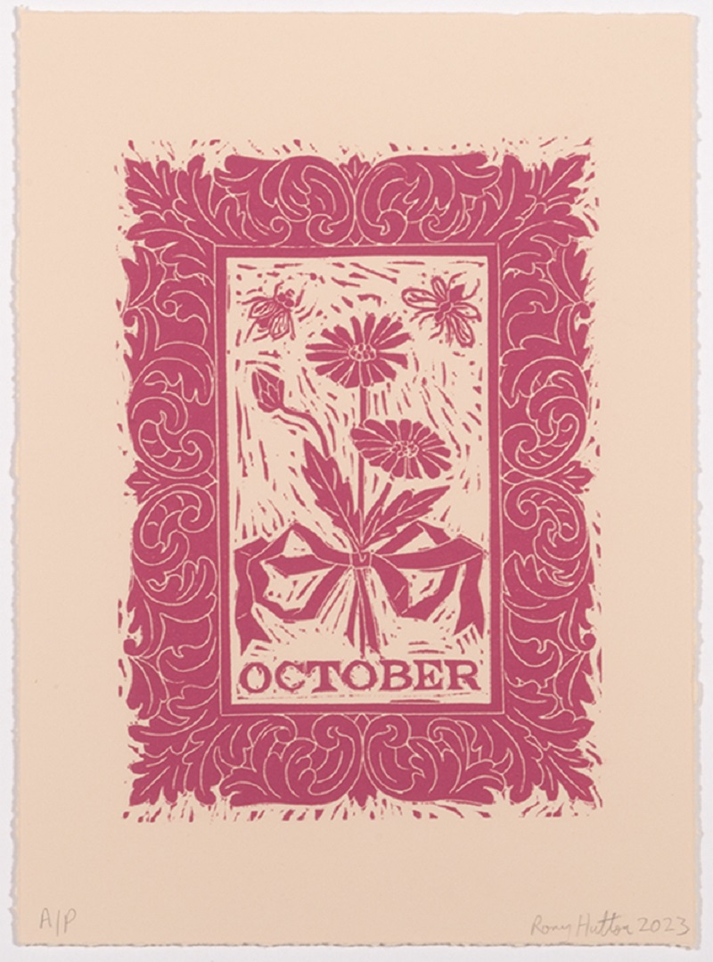 October, from Months of the Year, Pink by Rory Hutton