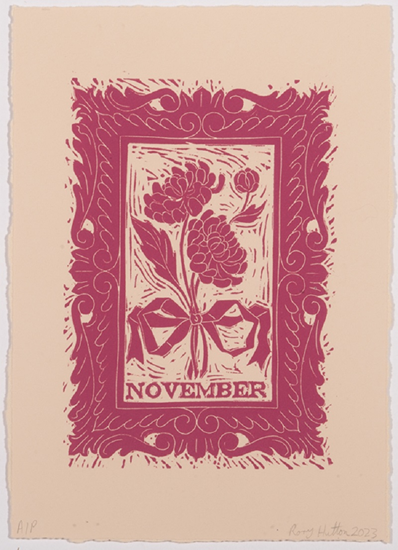 November, from Months of the Year, Pink by Rory Hutton