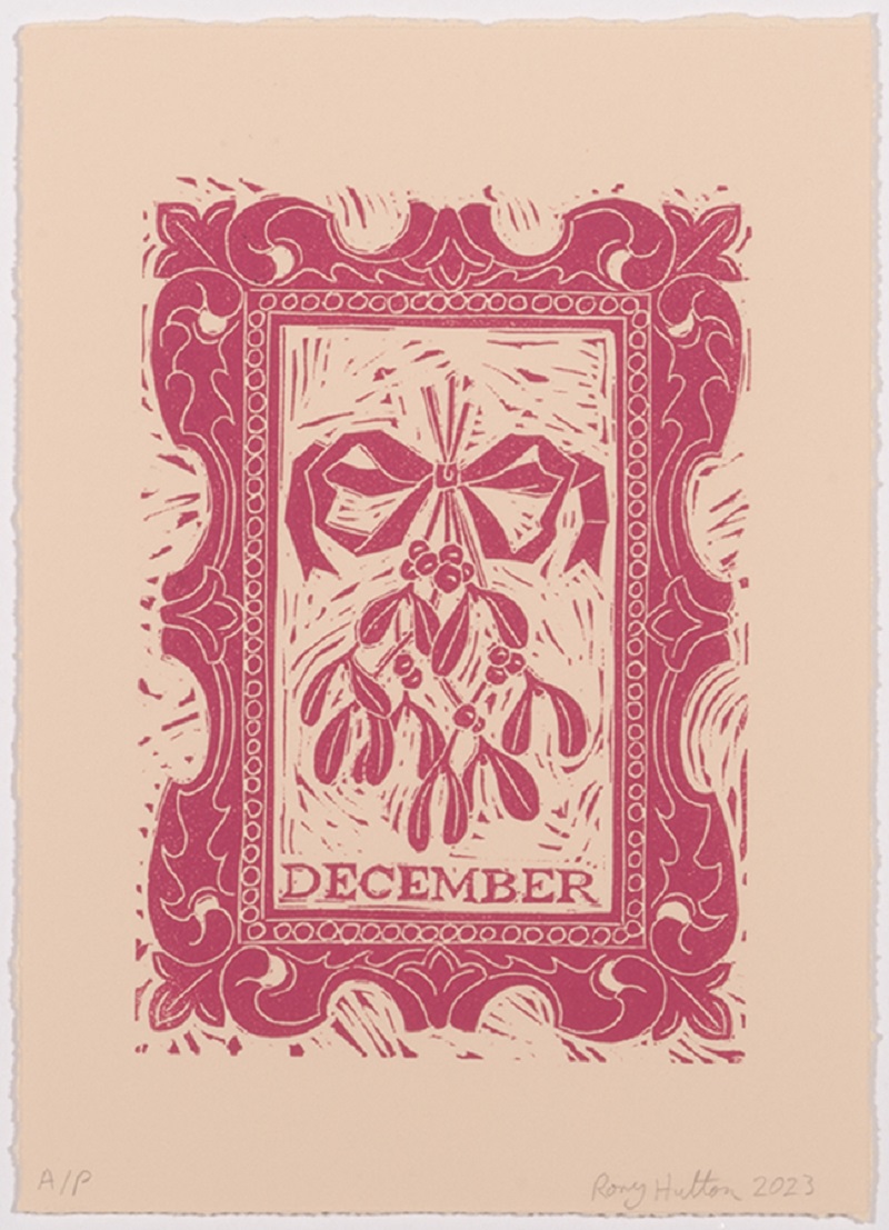 December, from Months of the Year, Pink by Rory Hutton