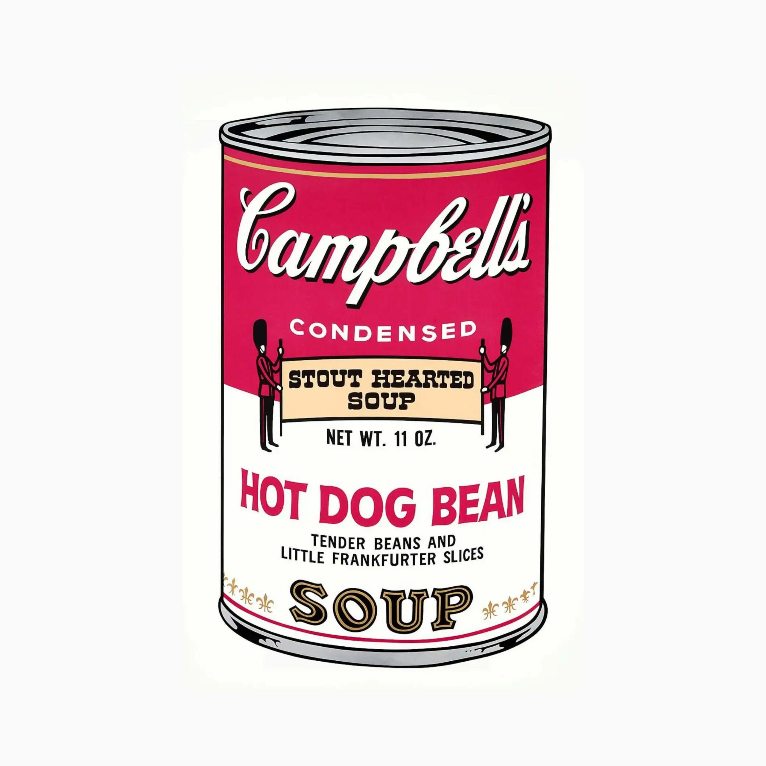 Hot Dog Bean Soup (F & S II.59) (from Campbell’s Soup II) by Andy Warhol