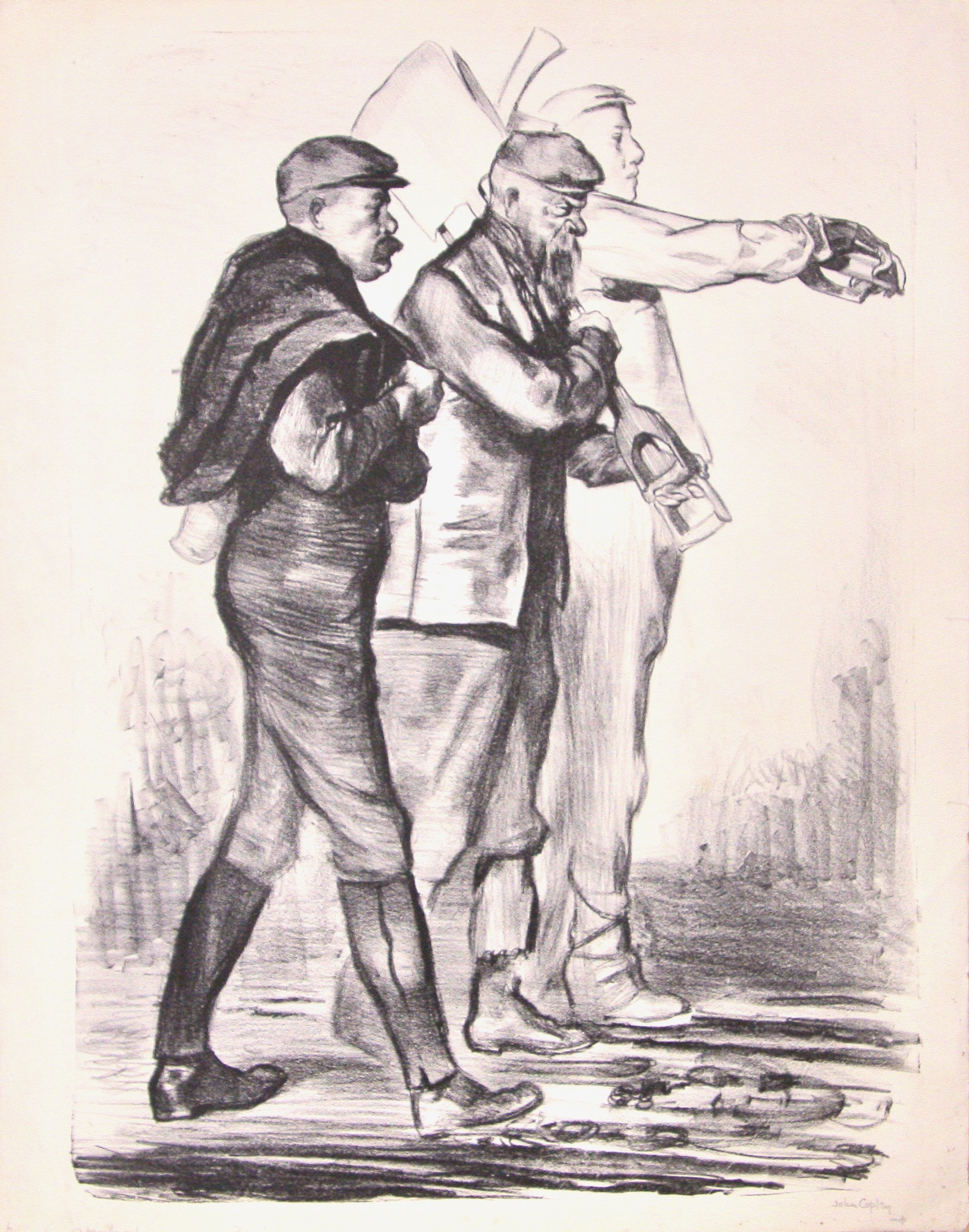 Three Labourers by John Copley