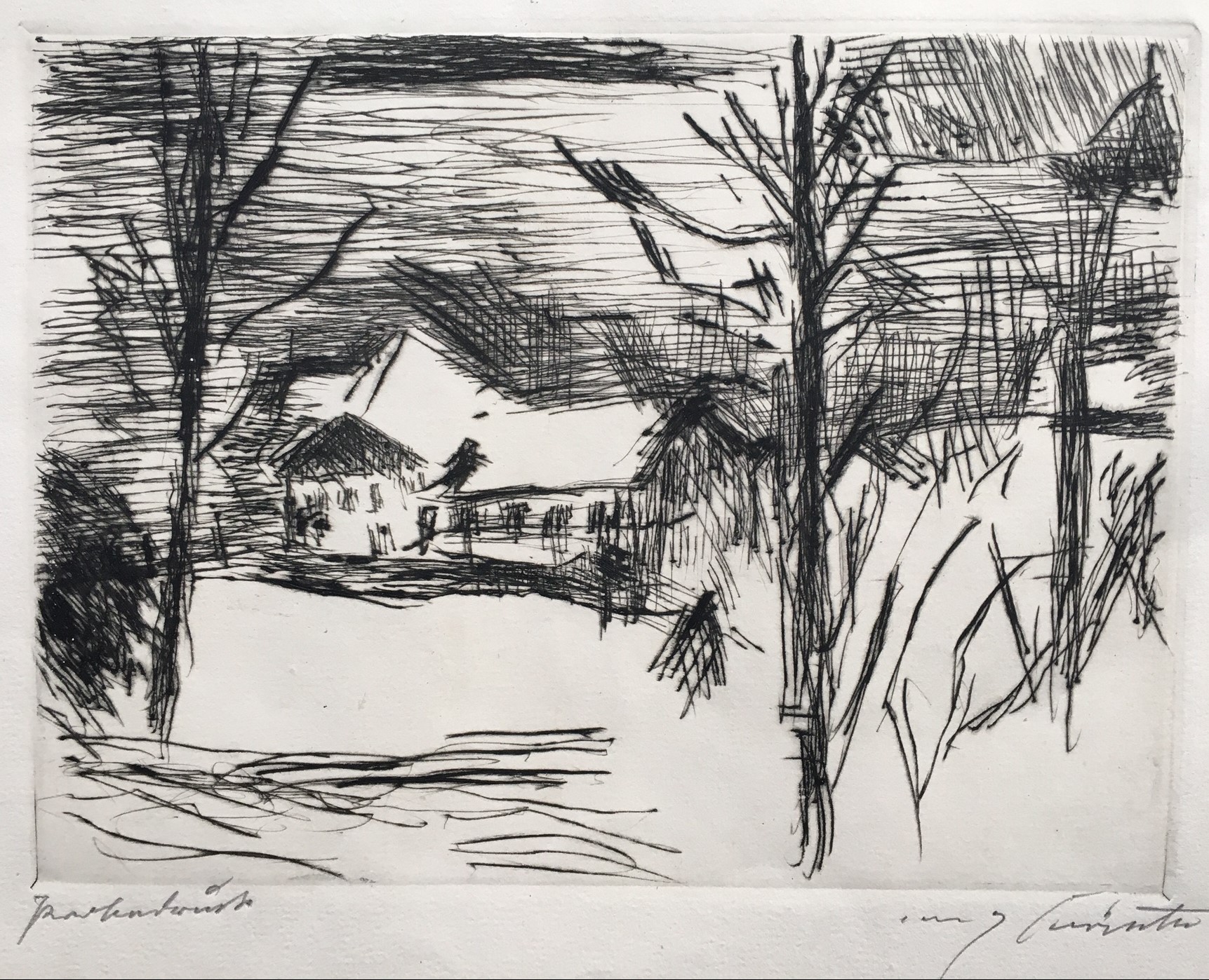 Winter am Walchensee by Lovis Corinth