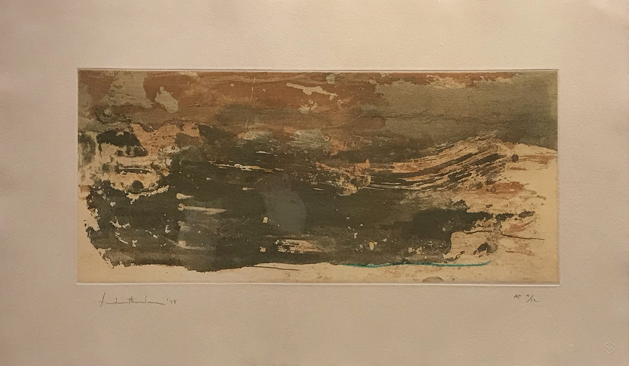 Earth Slice by Helen Frankenthaler