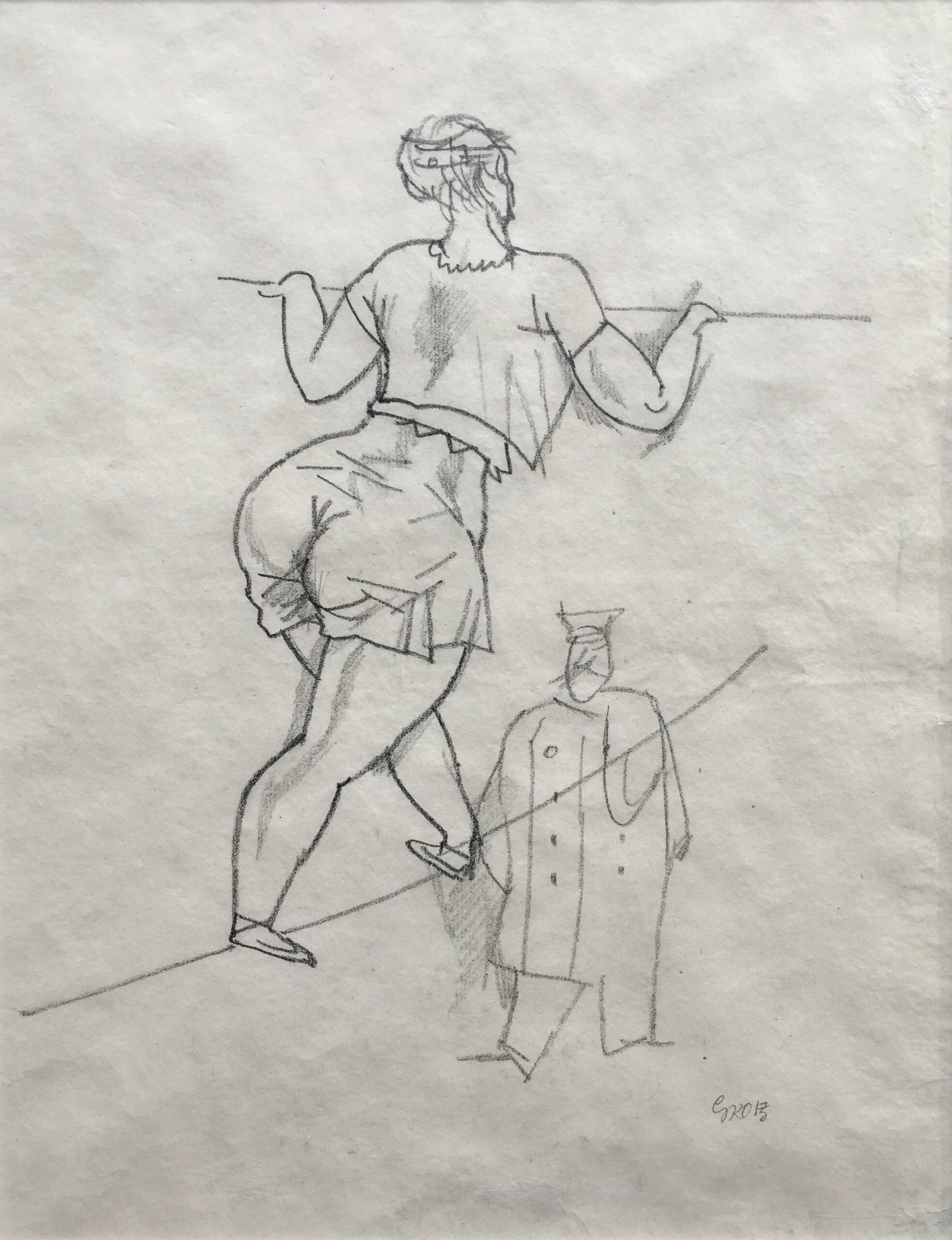 Seiltanzerin by George Grosz