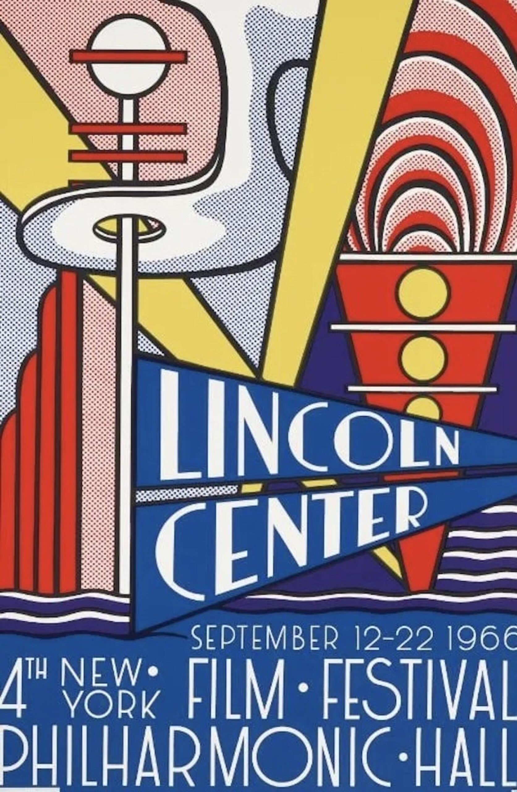 Lincoln Center (Poster) by Roy Lichtenstein