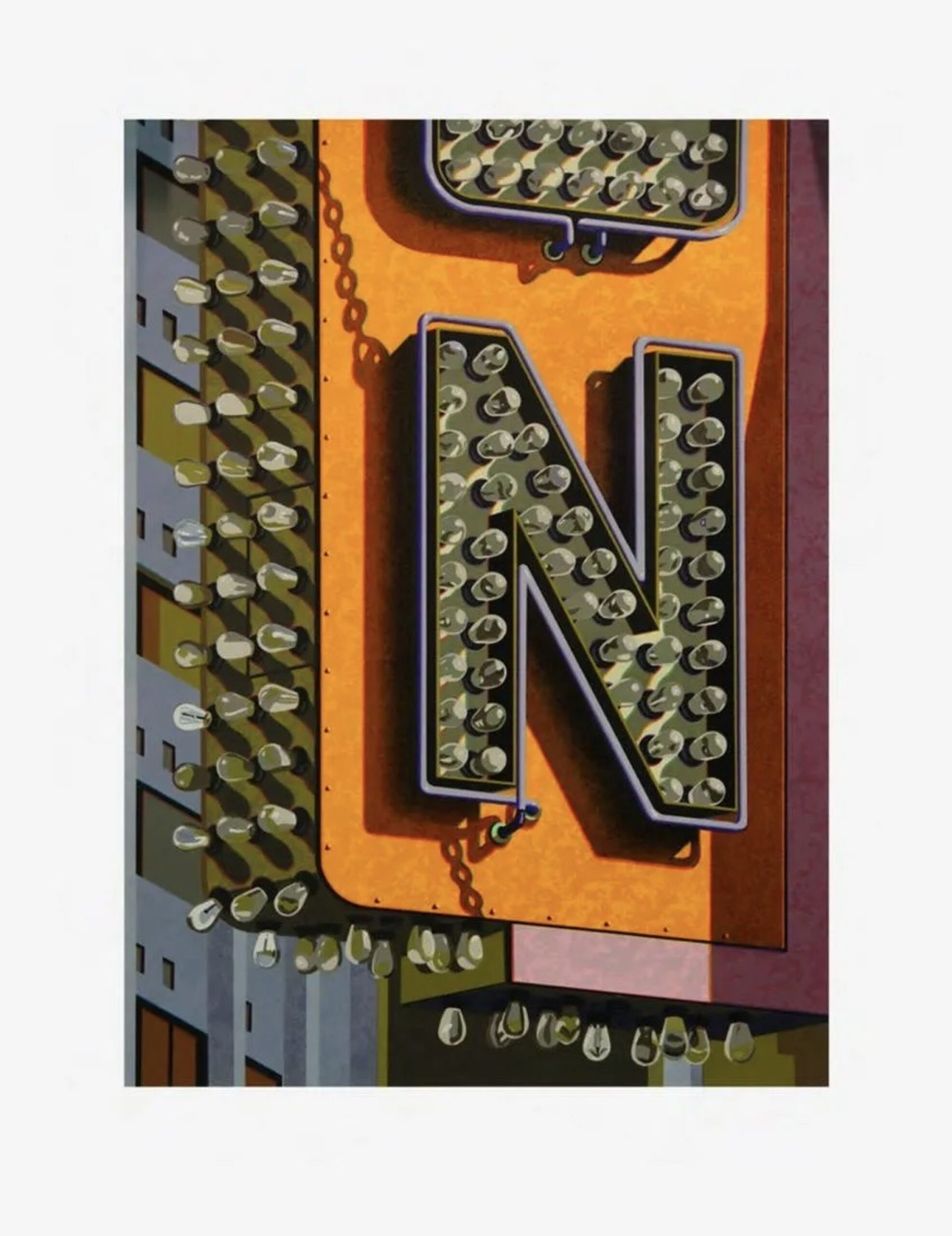 The Letter N by Robert Cottingham