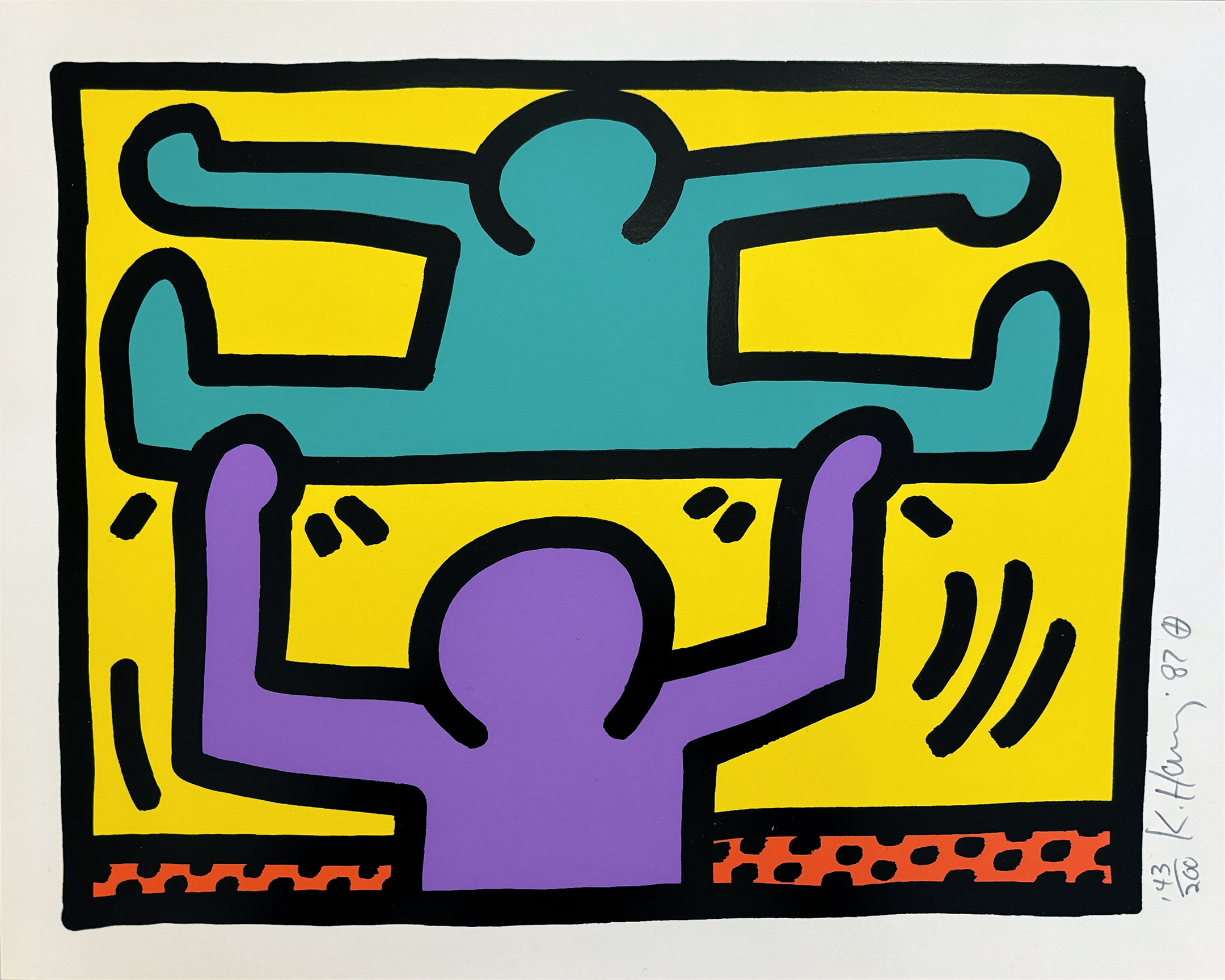 Pop Shop I (D) by Keith Haring