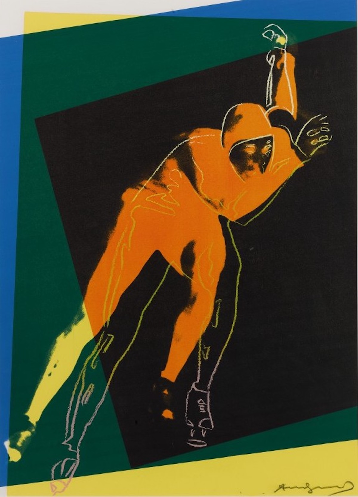 Speed Skater 303 by Andy Warhol