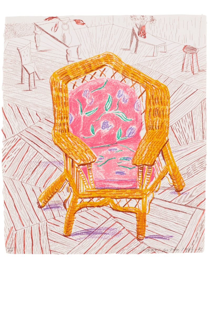 Number One Chair by David Hockney