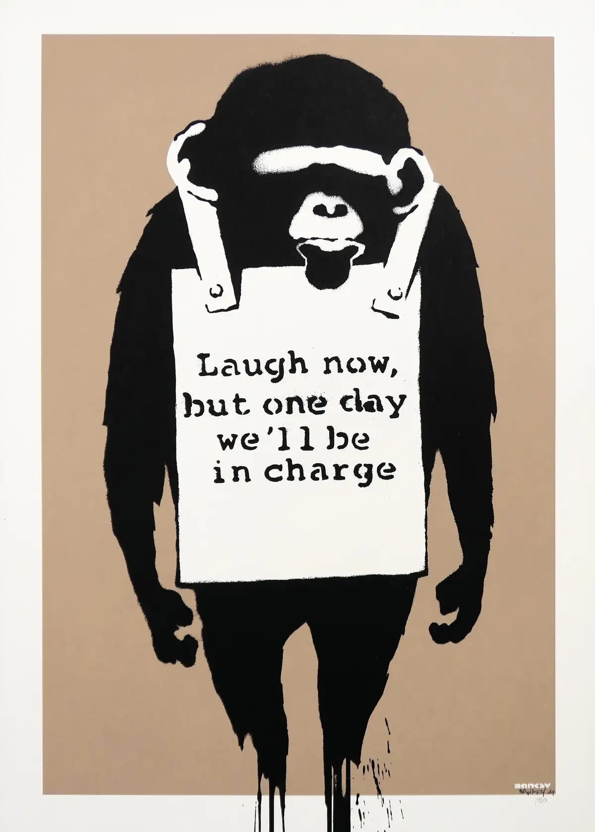 Laugh Now – Signed by Banksy