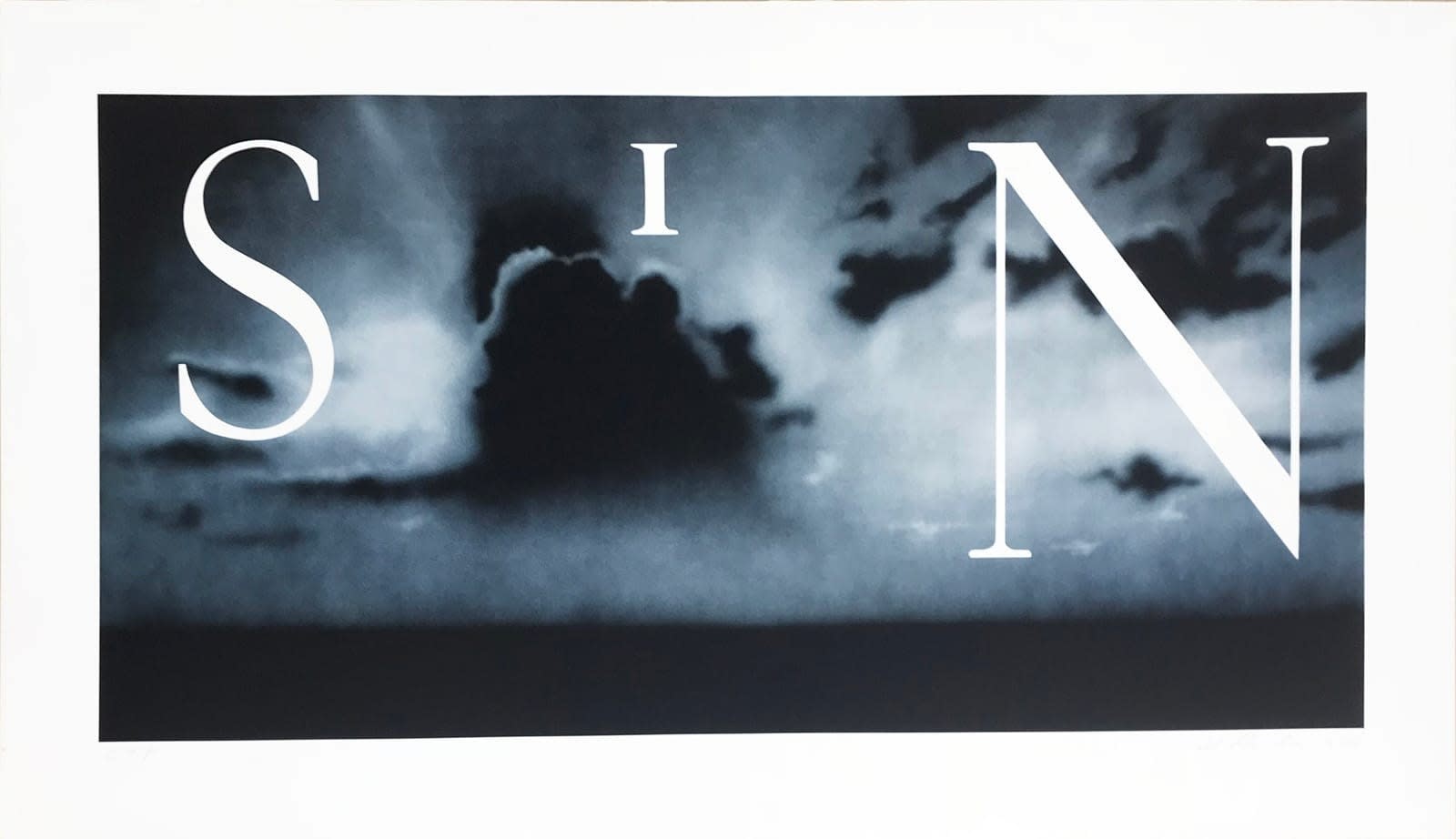 Sin by Ed Ruscha