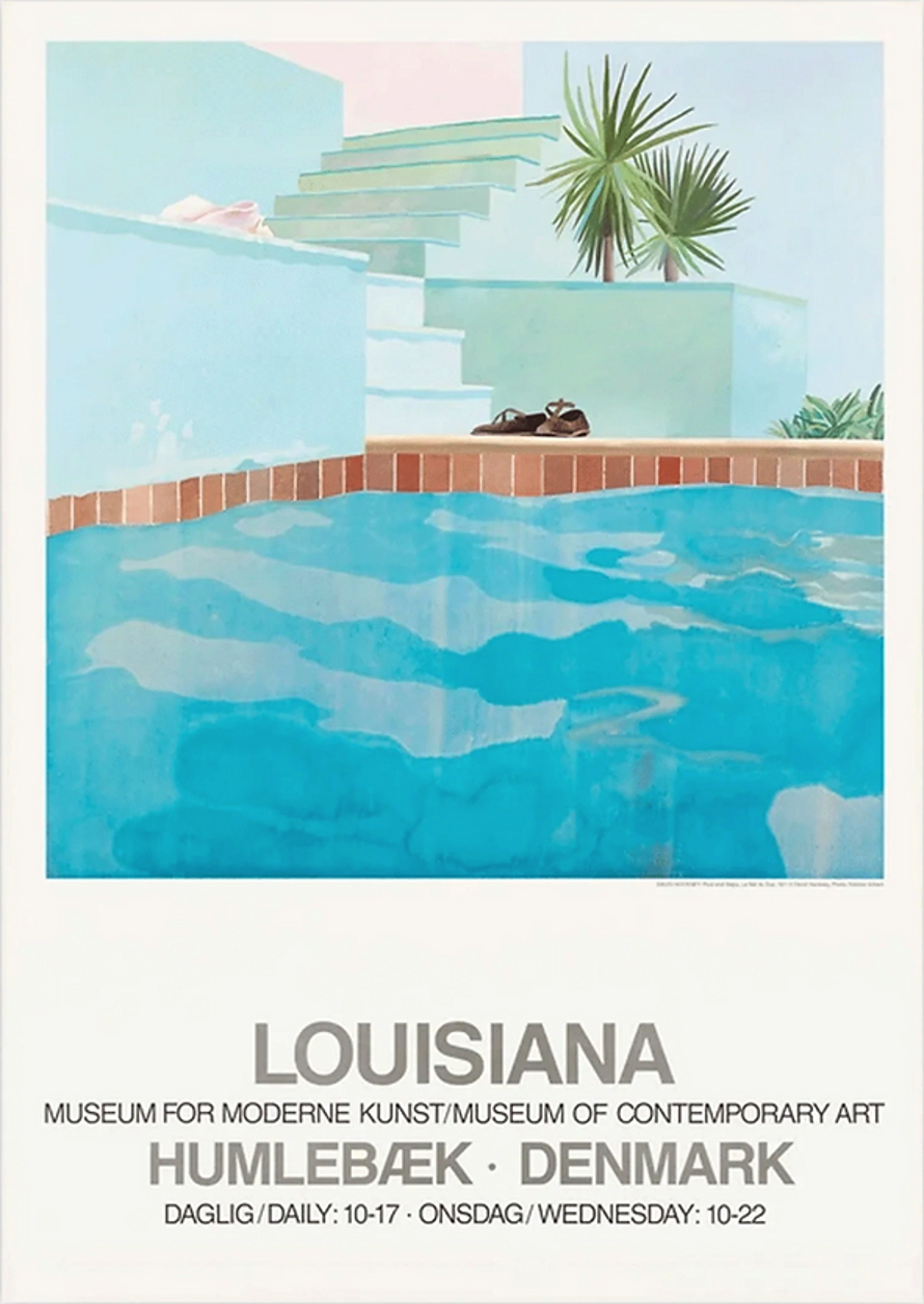 Pool And Steps by David Hockney