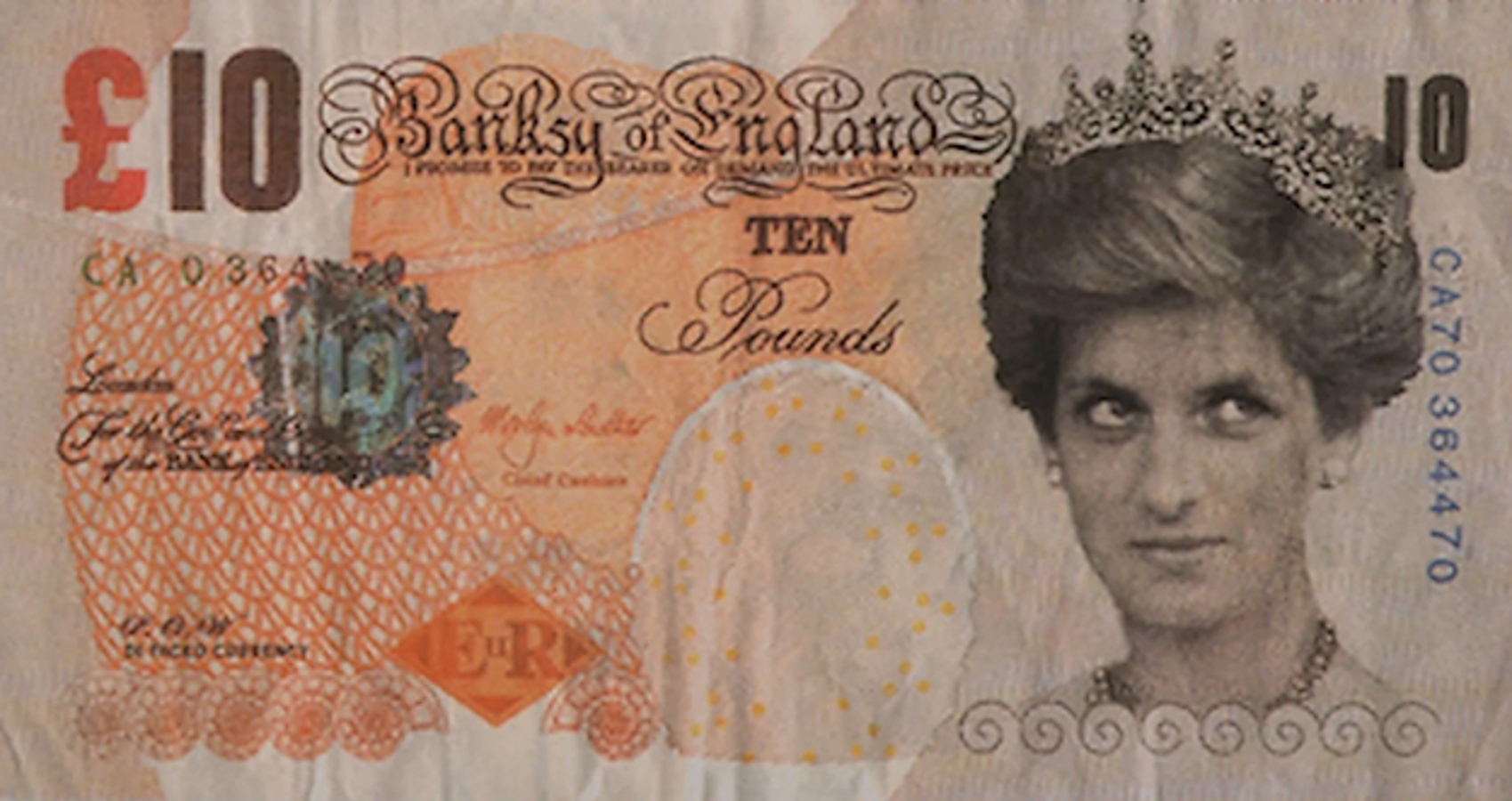 Di-Faced Tenner by Banksy