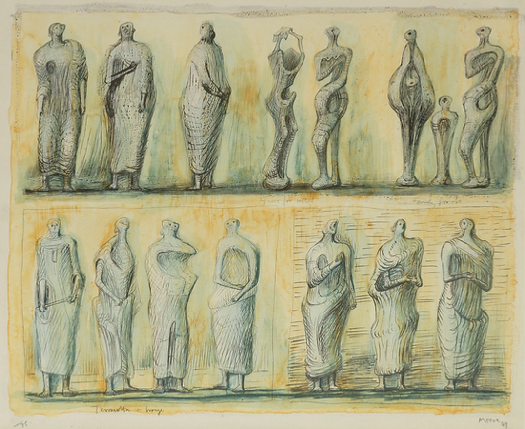 Standing Figures by Henry Moore