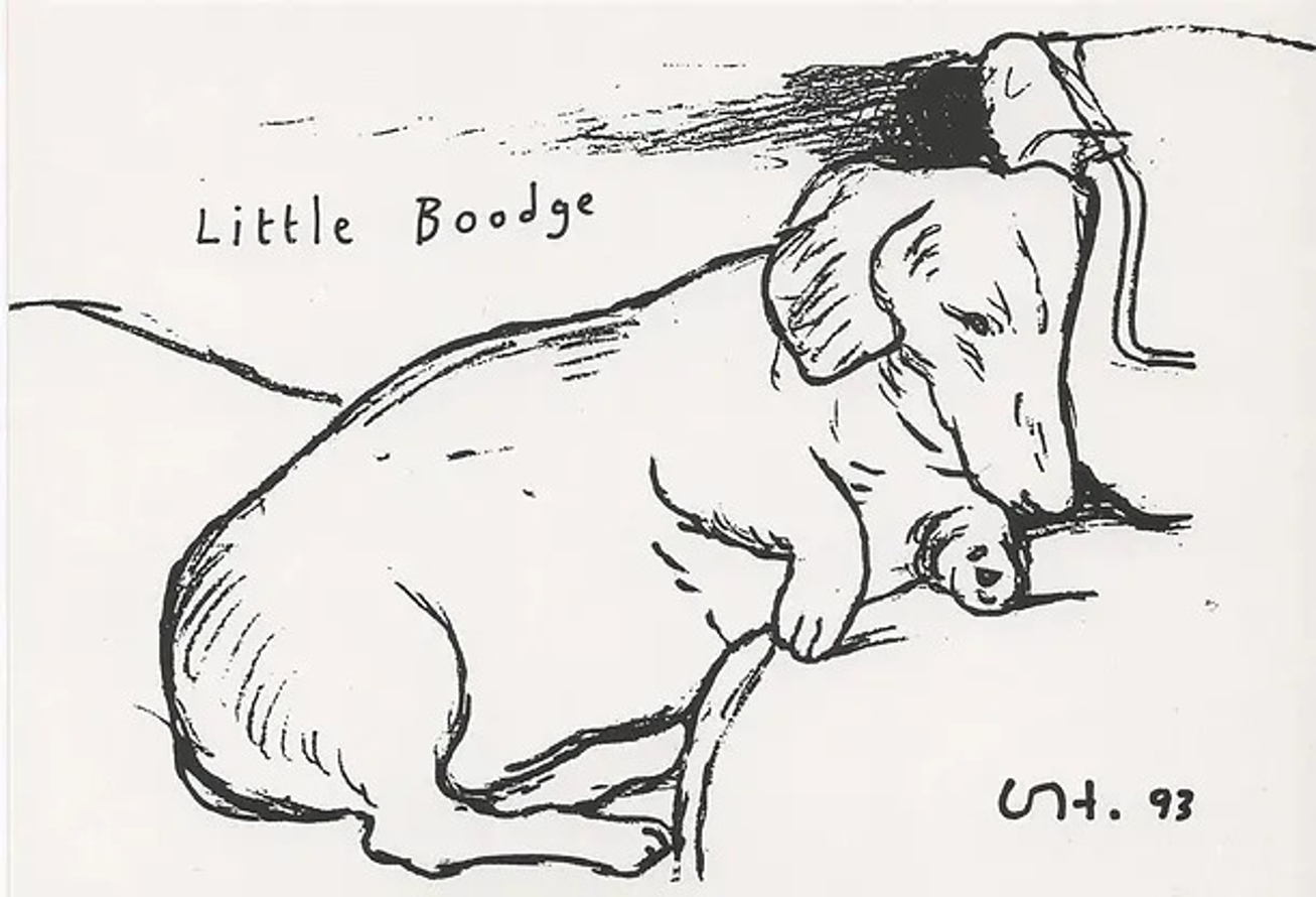 Little Boodge by David Hockney