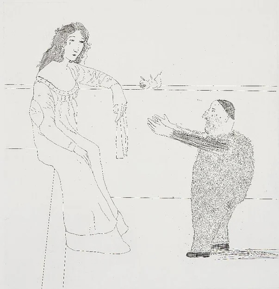 Pleading for the Child by David Hockney