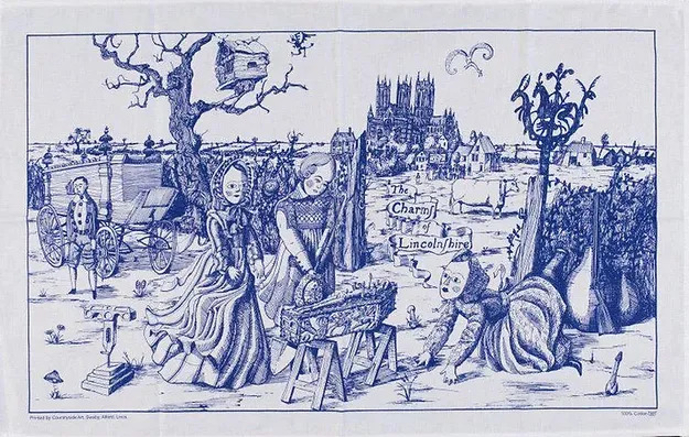 The Charms of Lincolnshire (Blue Version) by Grayson Perry RA