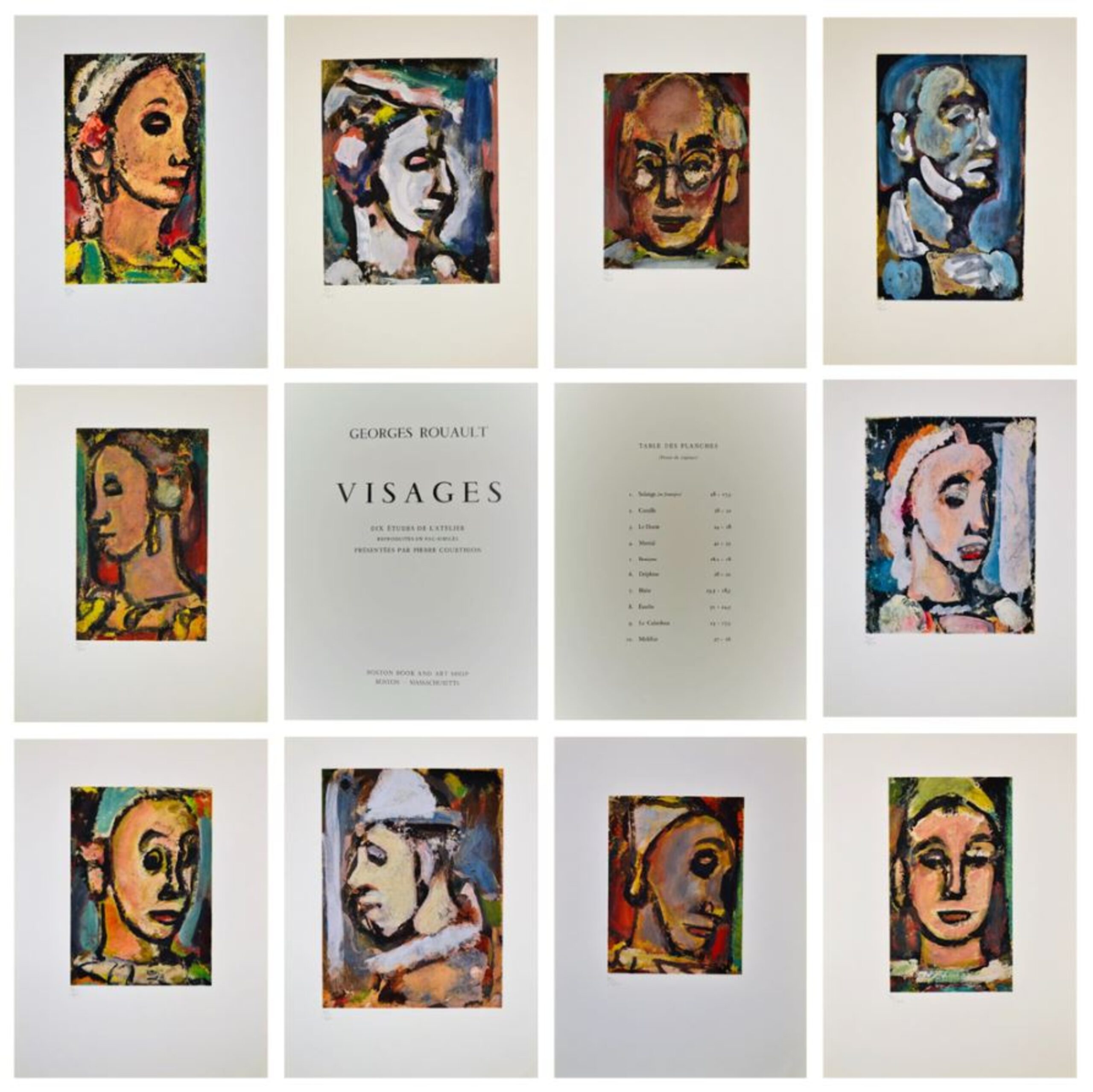 Visages Portfolio by Georges Rouault