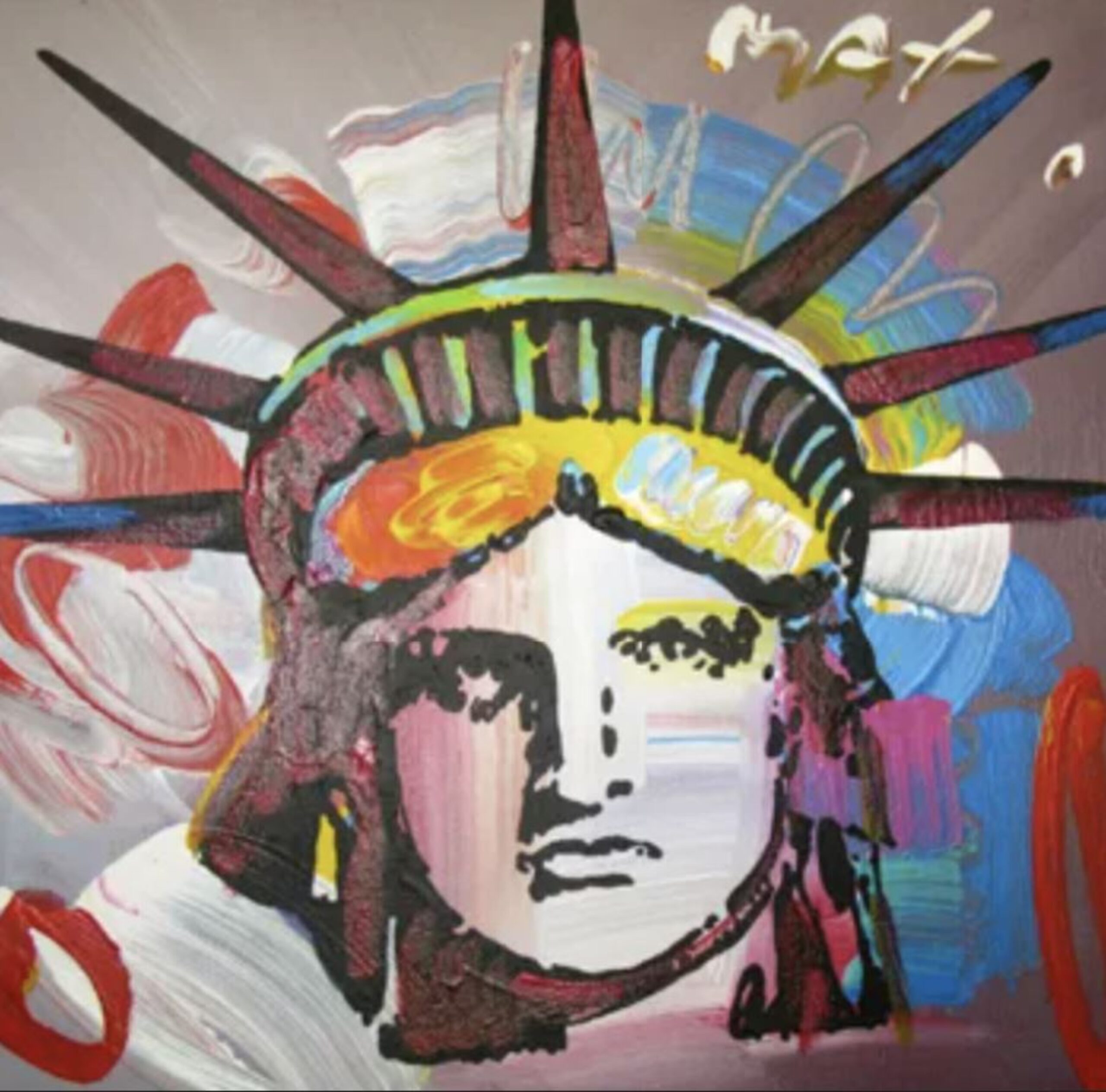 7 Liberty Head by Peter Max