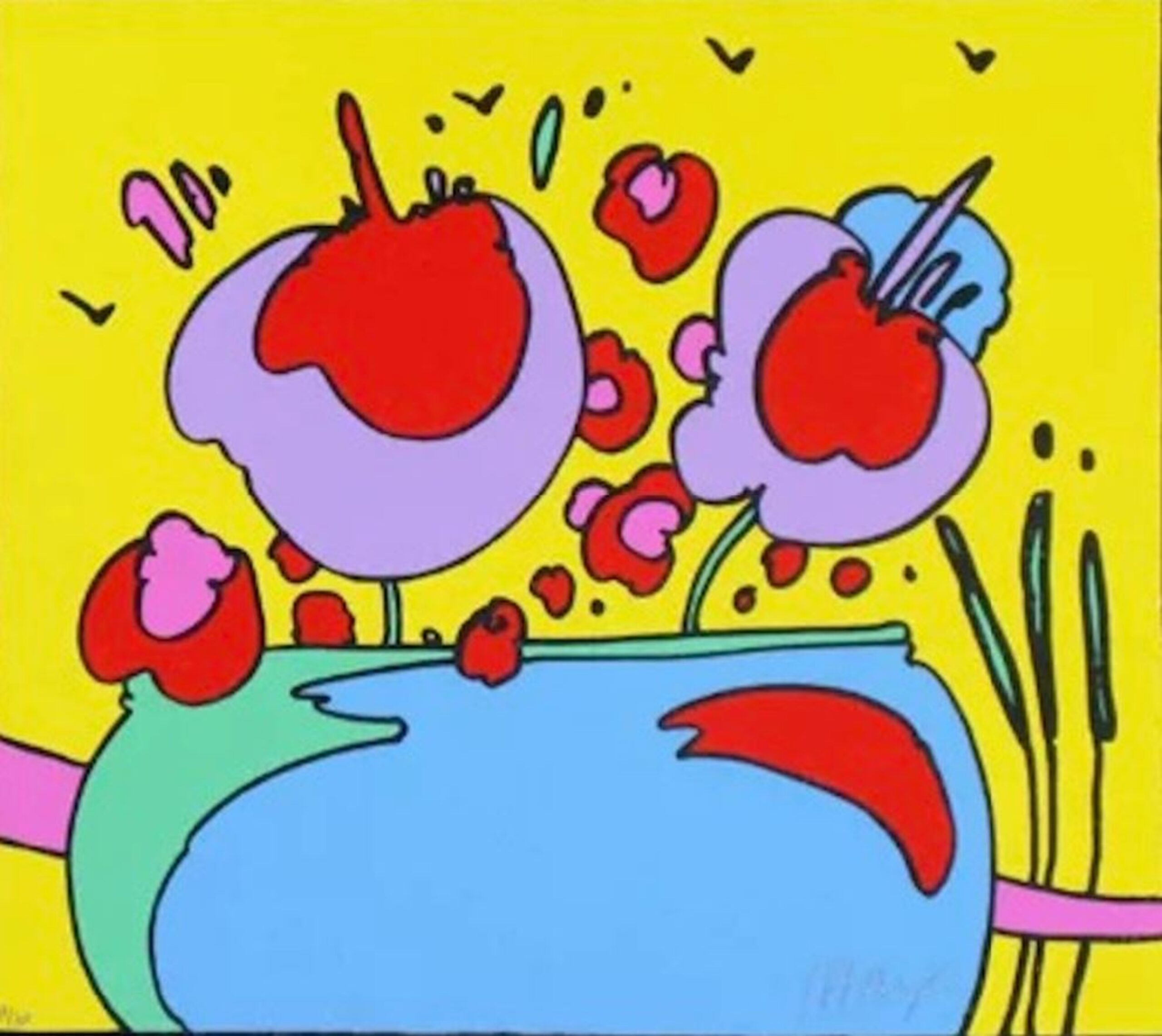 Flowers of Atlantis by Peter Max