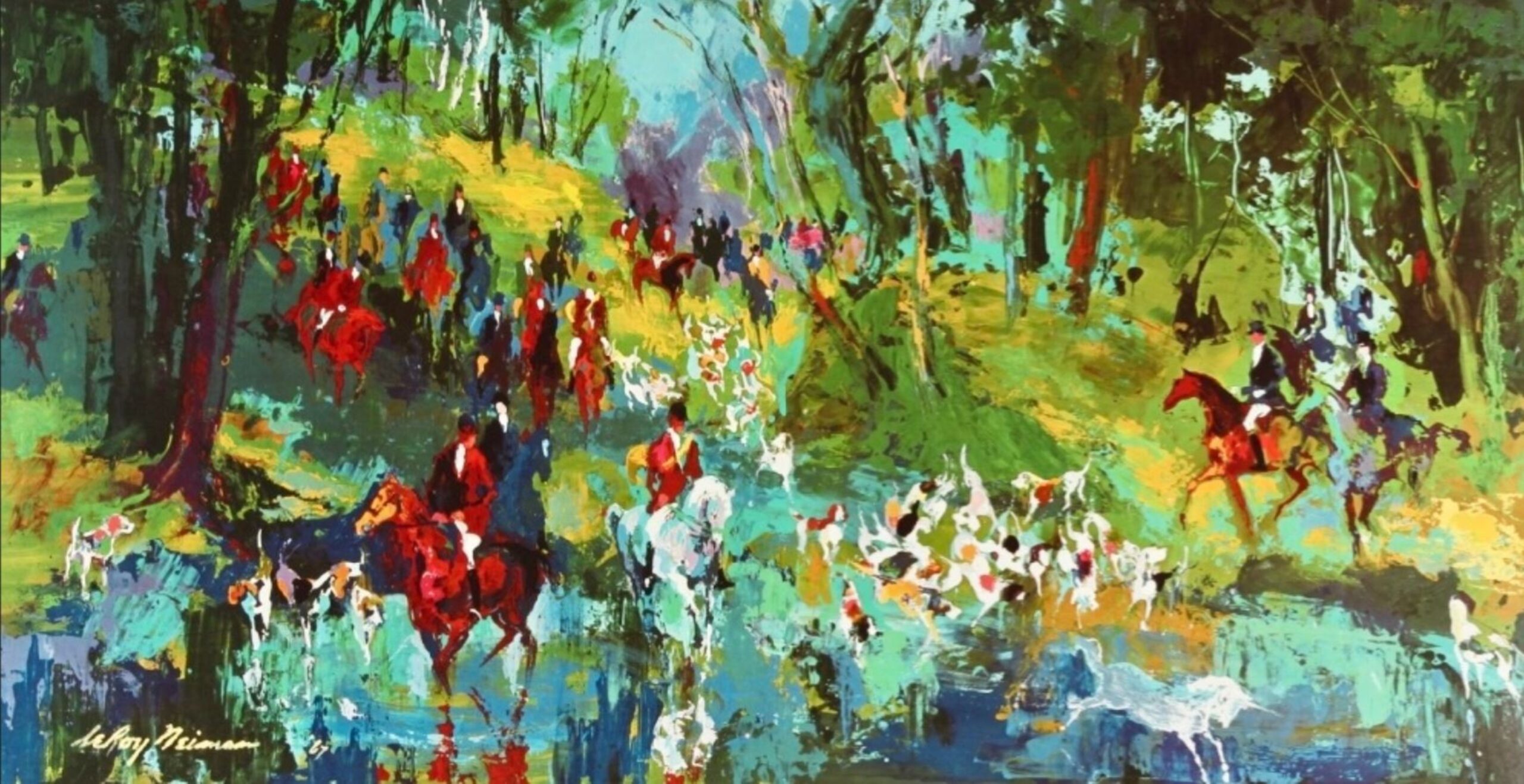 The Hunt by LeRoy Neiman