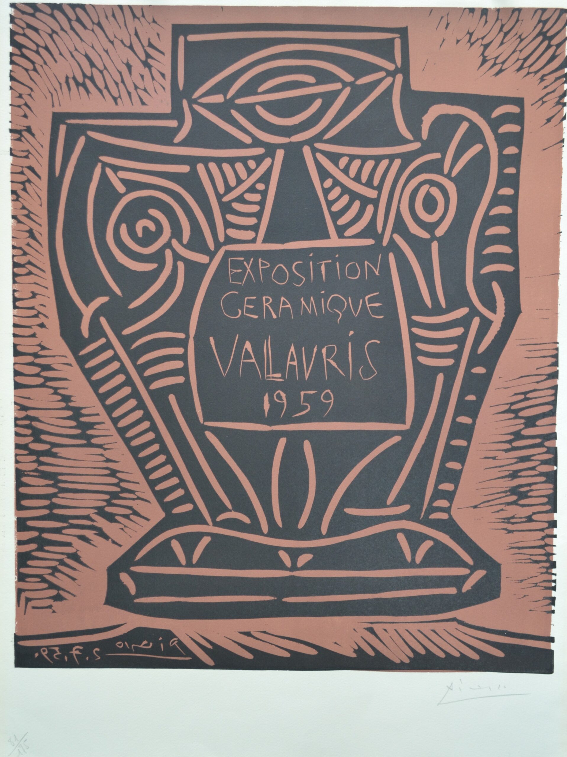 Exposition Céramique Vallauris – B1286 by Pablo Picasso