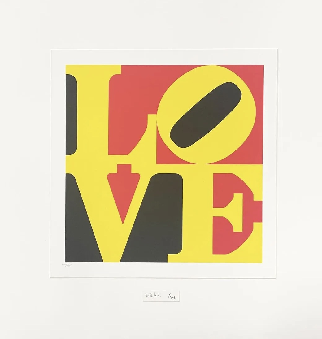 The German LOVE by Robert Indiana