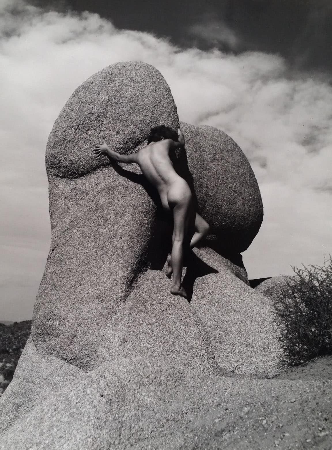 Nu sur le rocher by Andre De Dienes