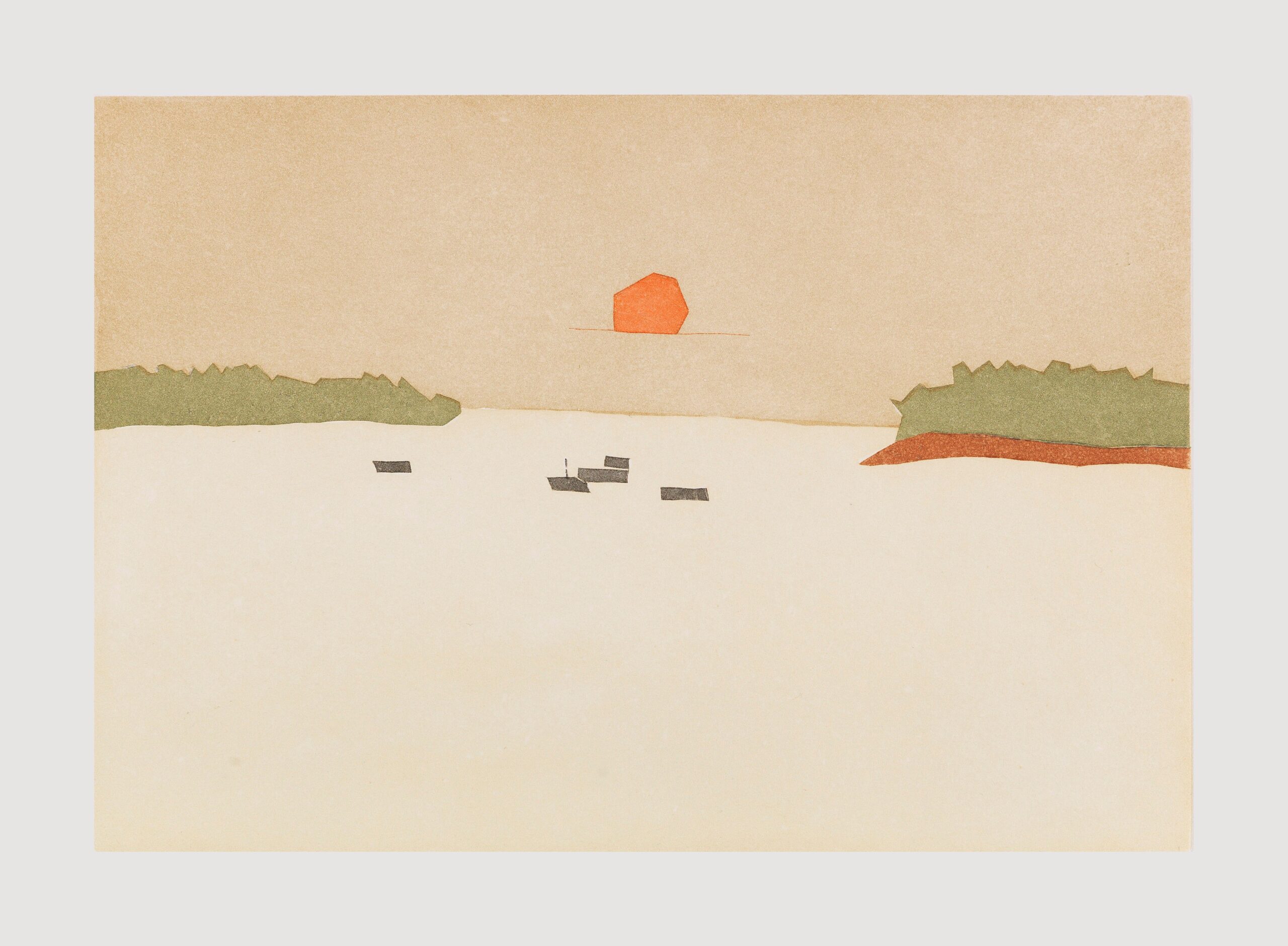 Sunset Cove by Alex Katz