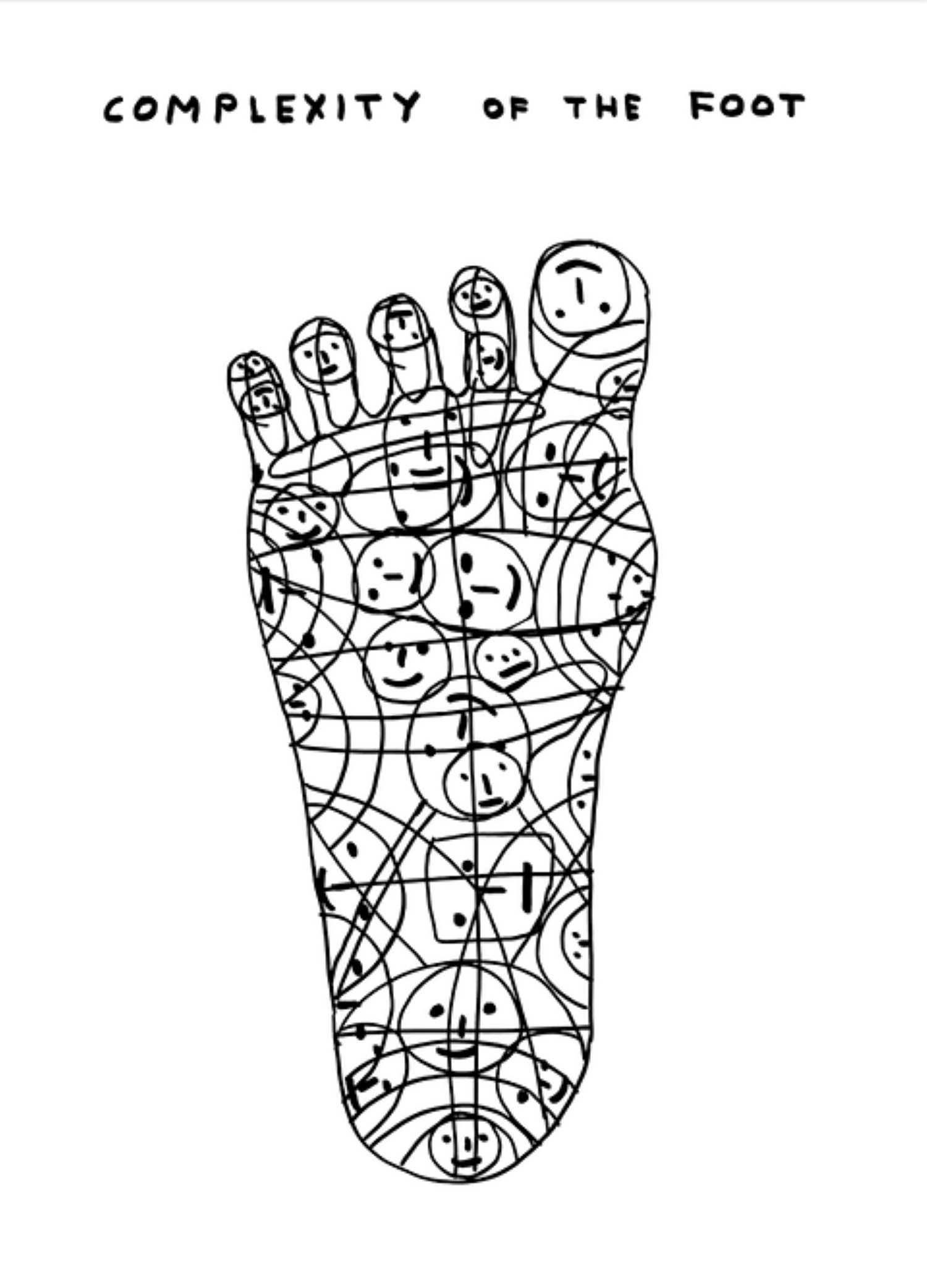 Complexity of the Foot by David Shrigley