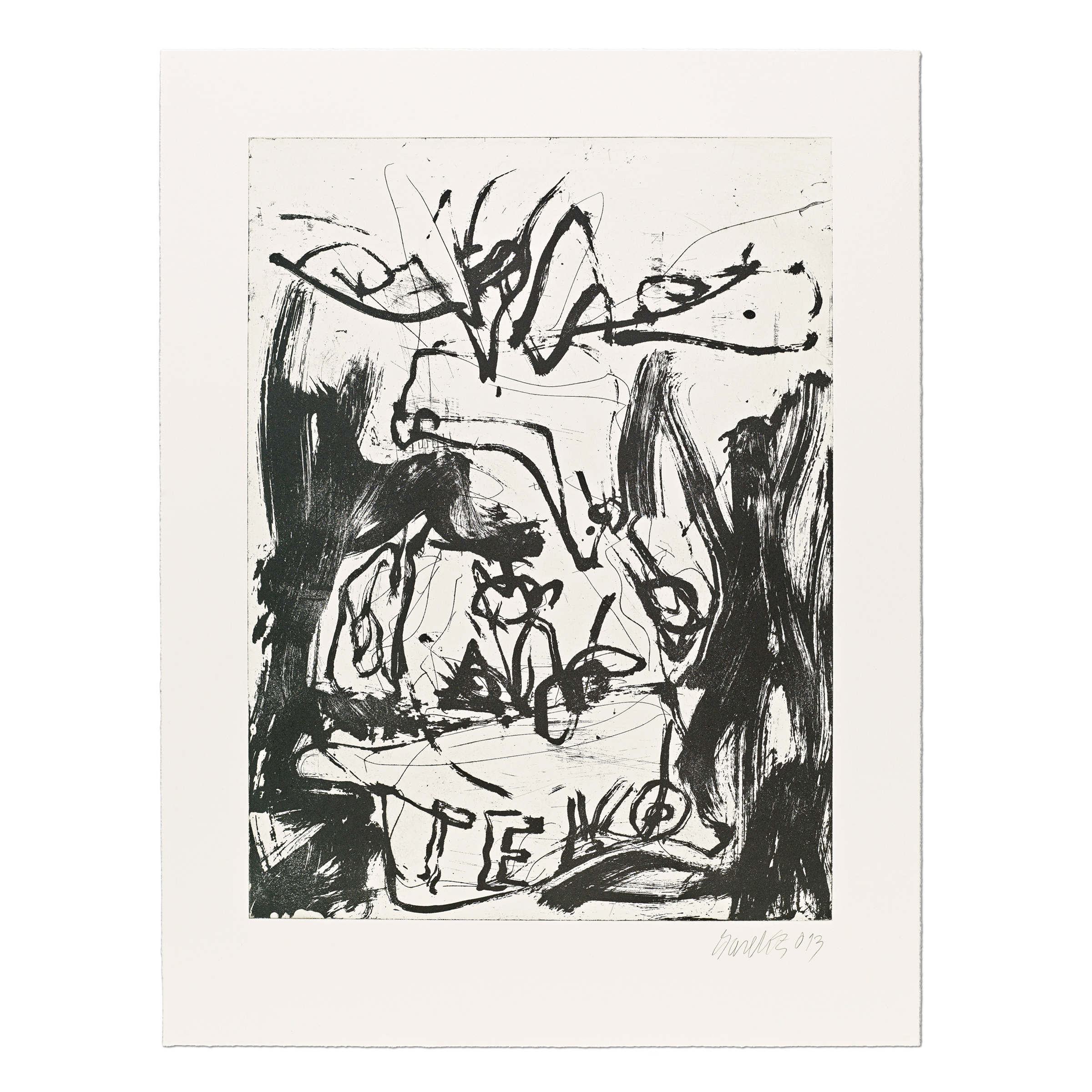 Farewell Bill #4 by Georg Baselitz