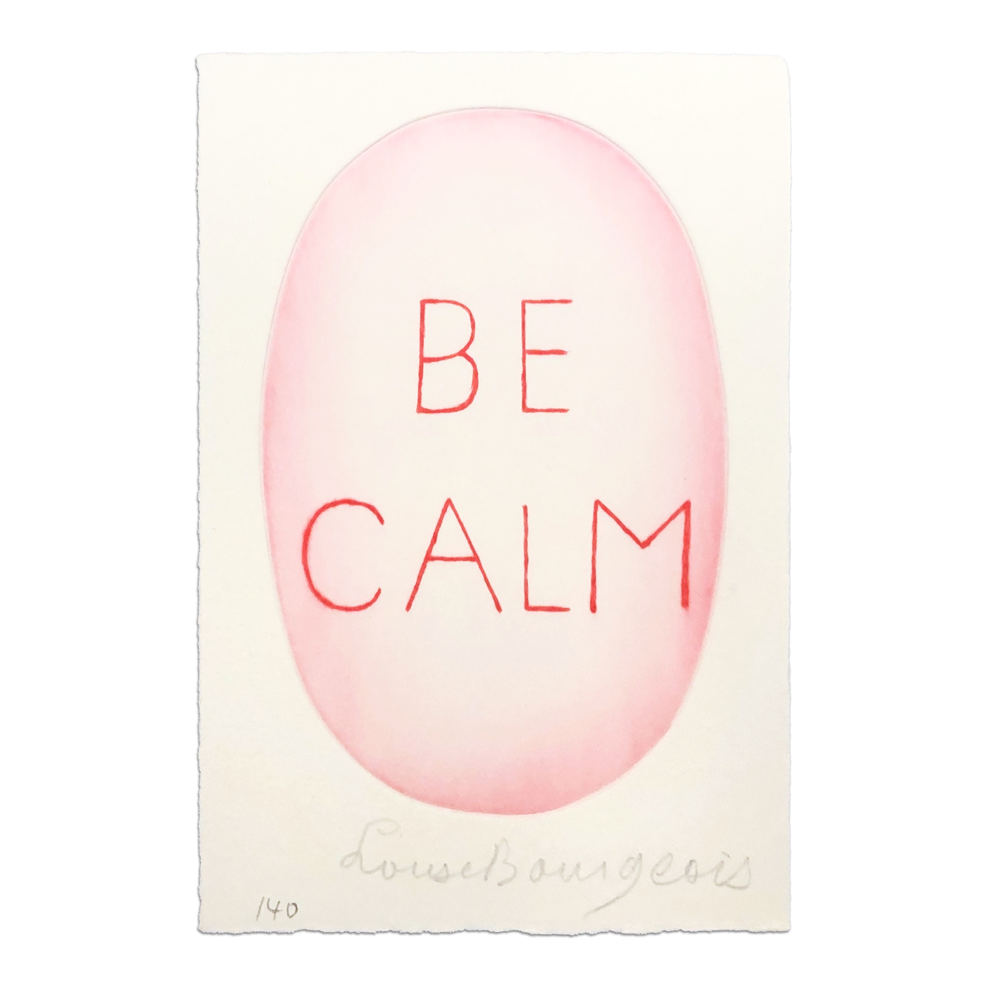 Be Calm (from Recueil des Secrets) by Louise Bourgeois