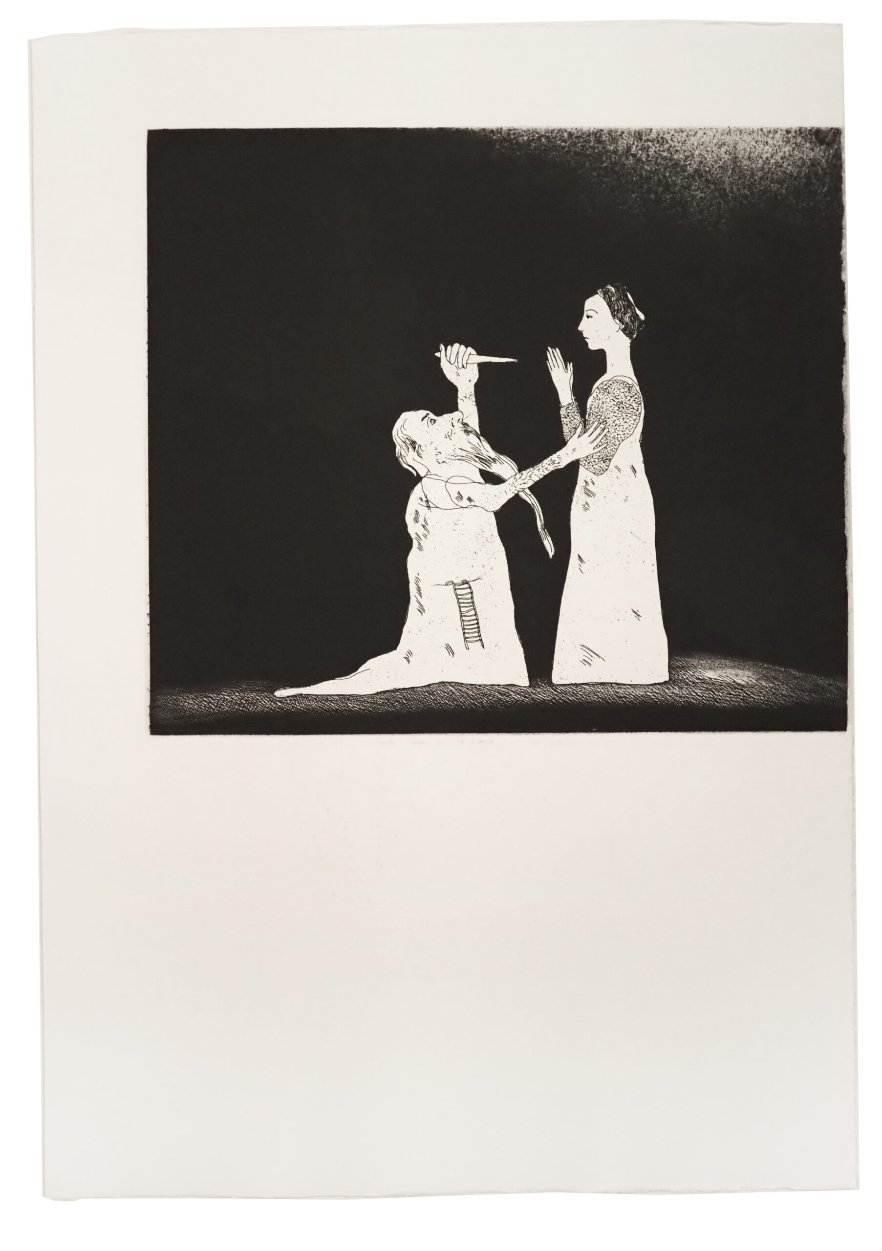 Old Rinkrank Threatens the Princess by David Hockney