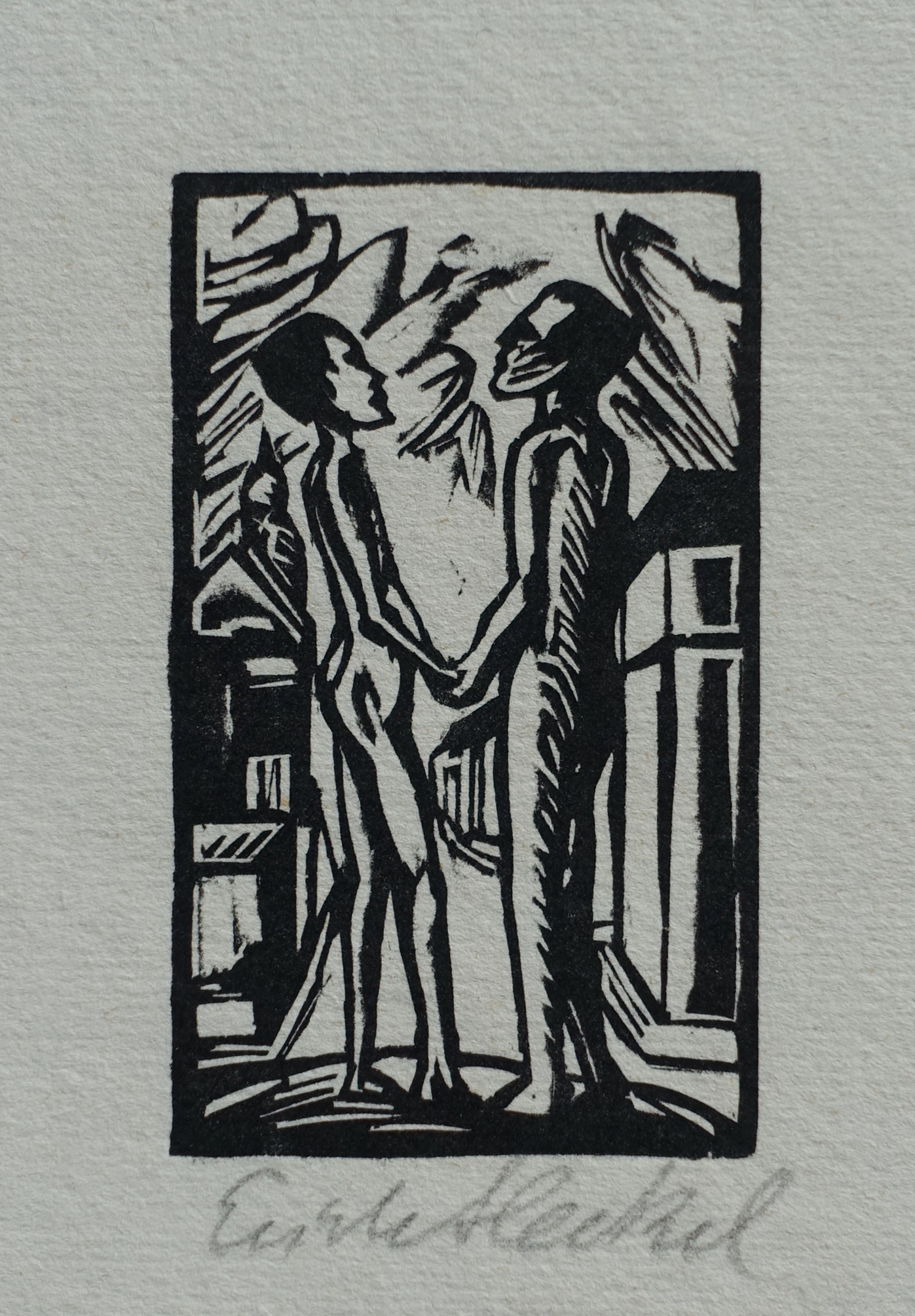 Begegnung (Encounter) by Erich Heckel