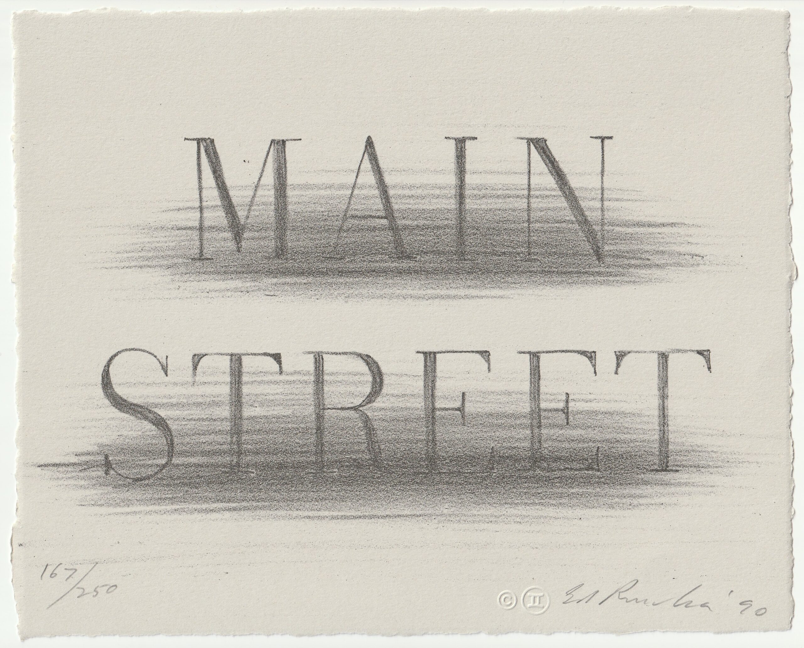 Main Street by Ed Ruscha