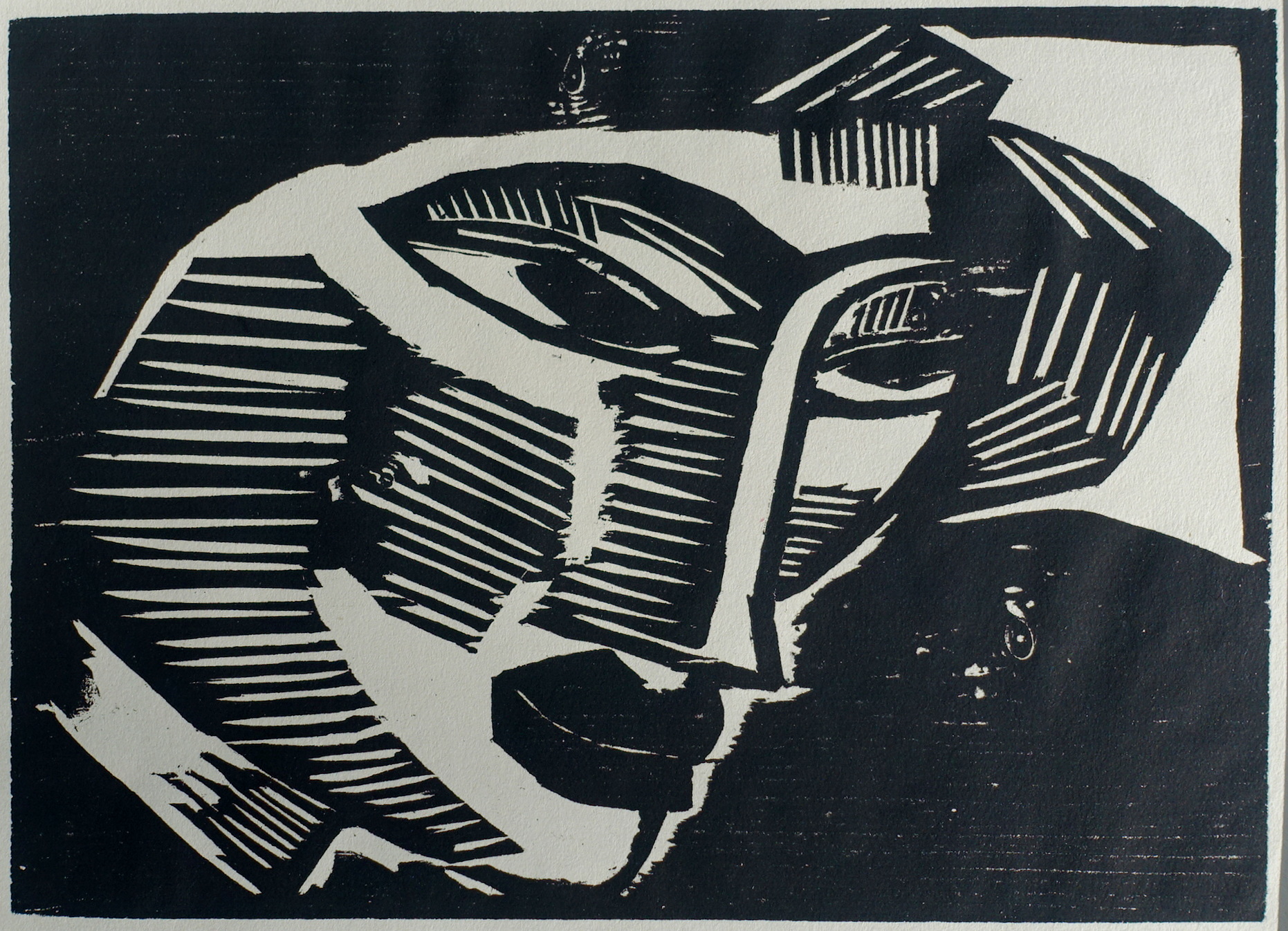 Frauenkopf (Woman’s Head) by Karl Schmidt-Rottluff