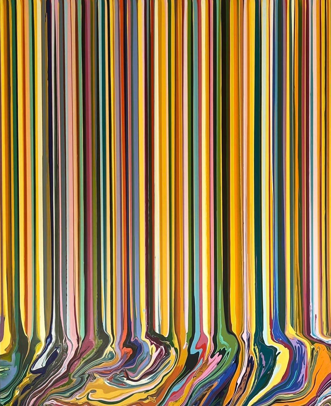 Yellow Portrait (Madame) by Ian Davenport