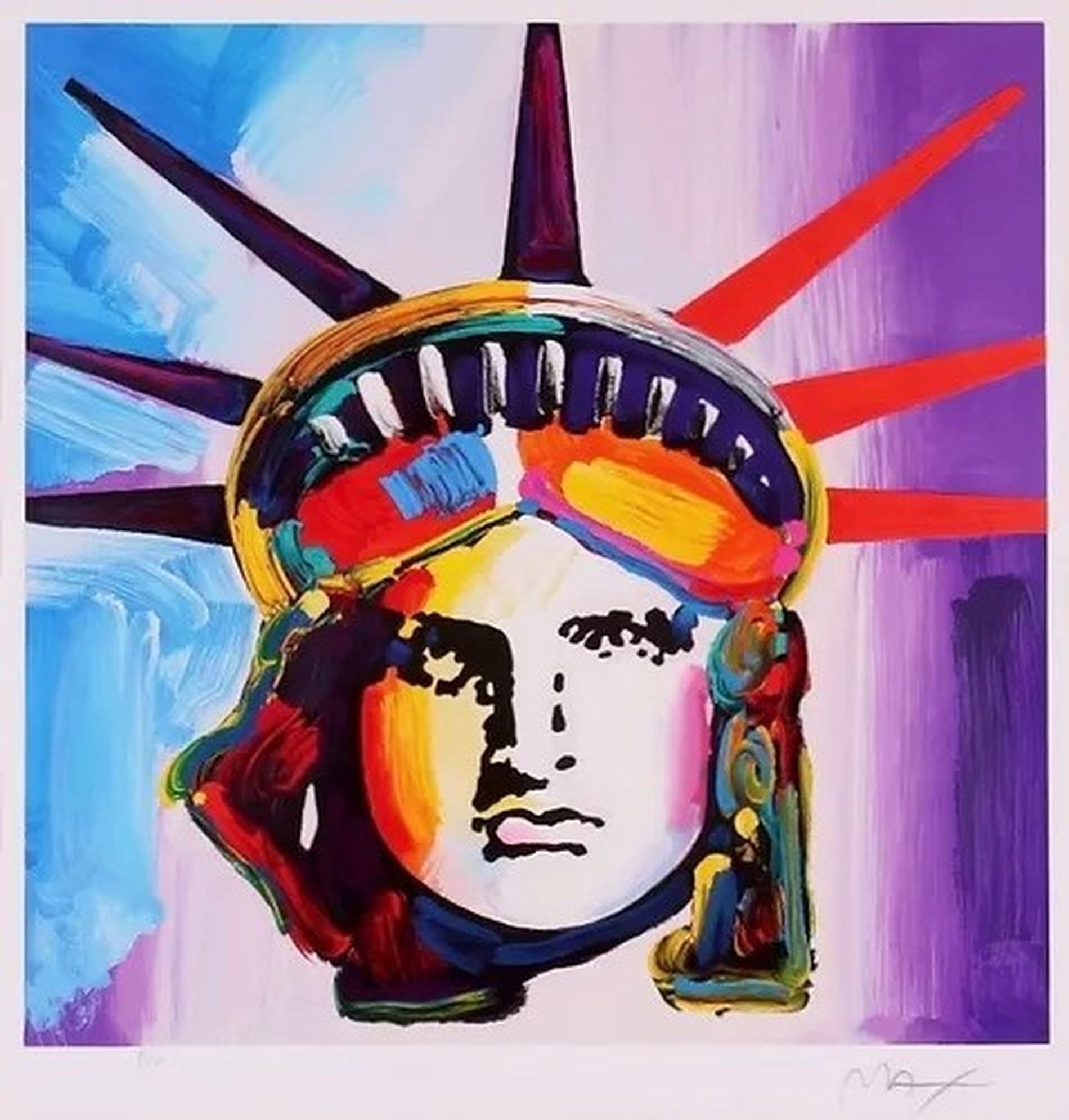 Liberty Head by Peter Max