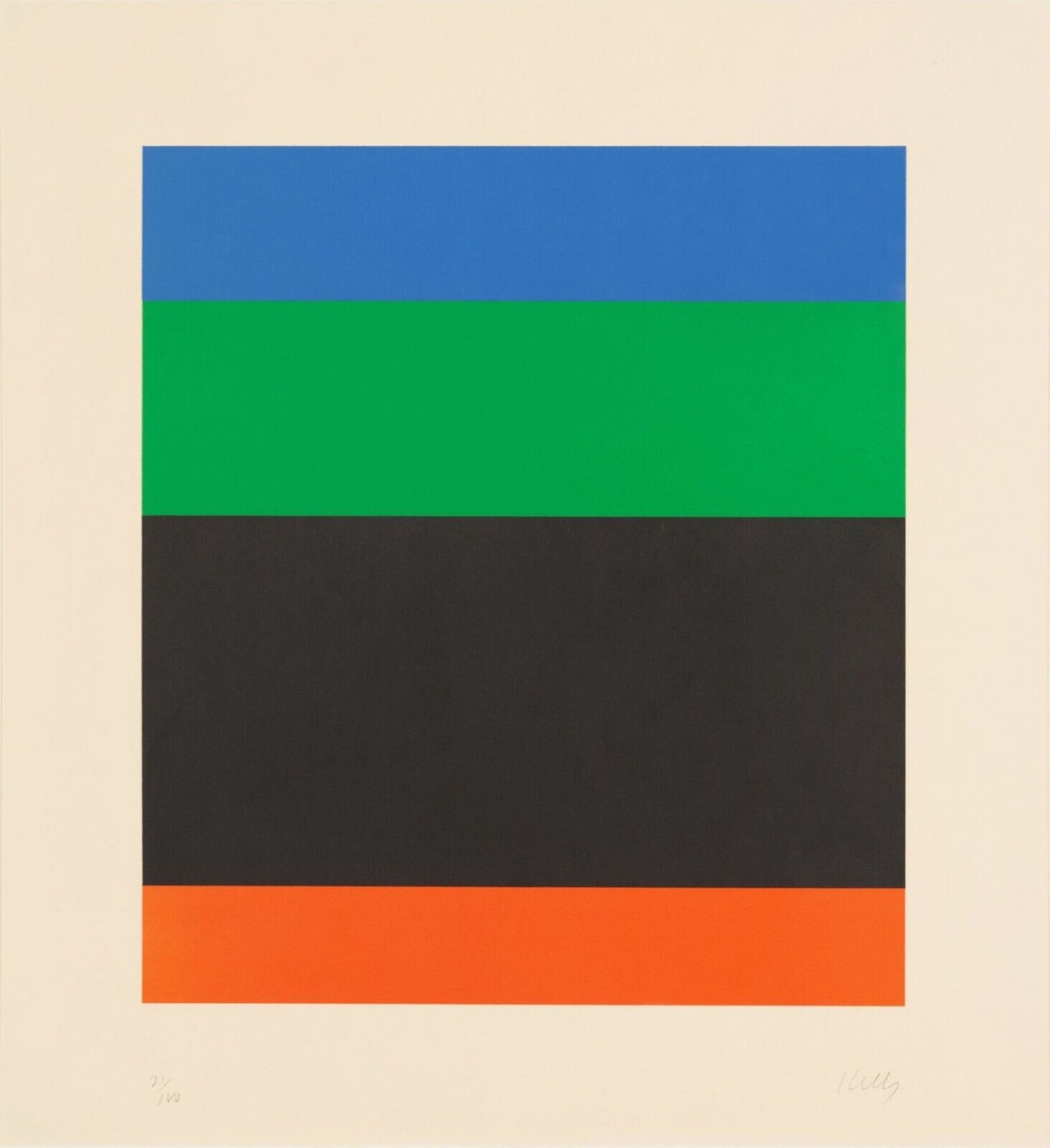 Blue Green Black Red by Ellsworth Kelly